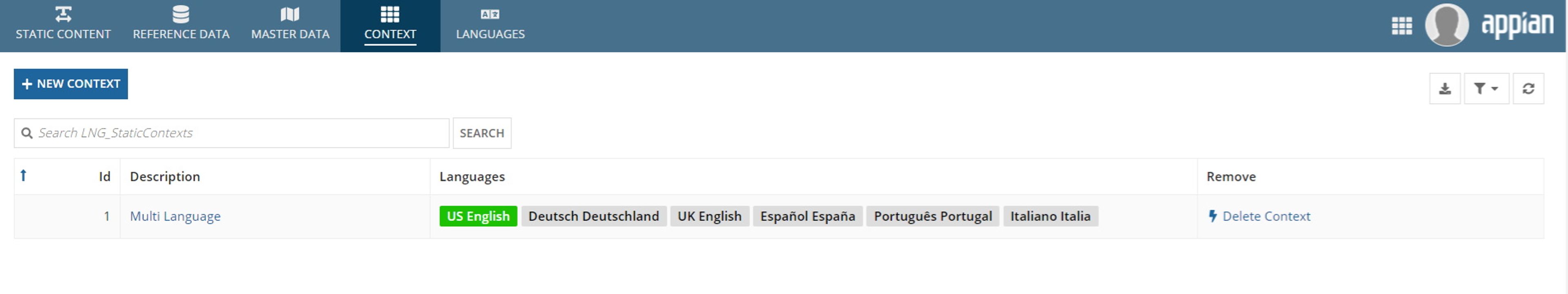 Internationalization Application screenshot 5