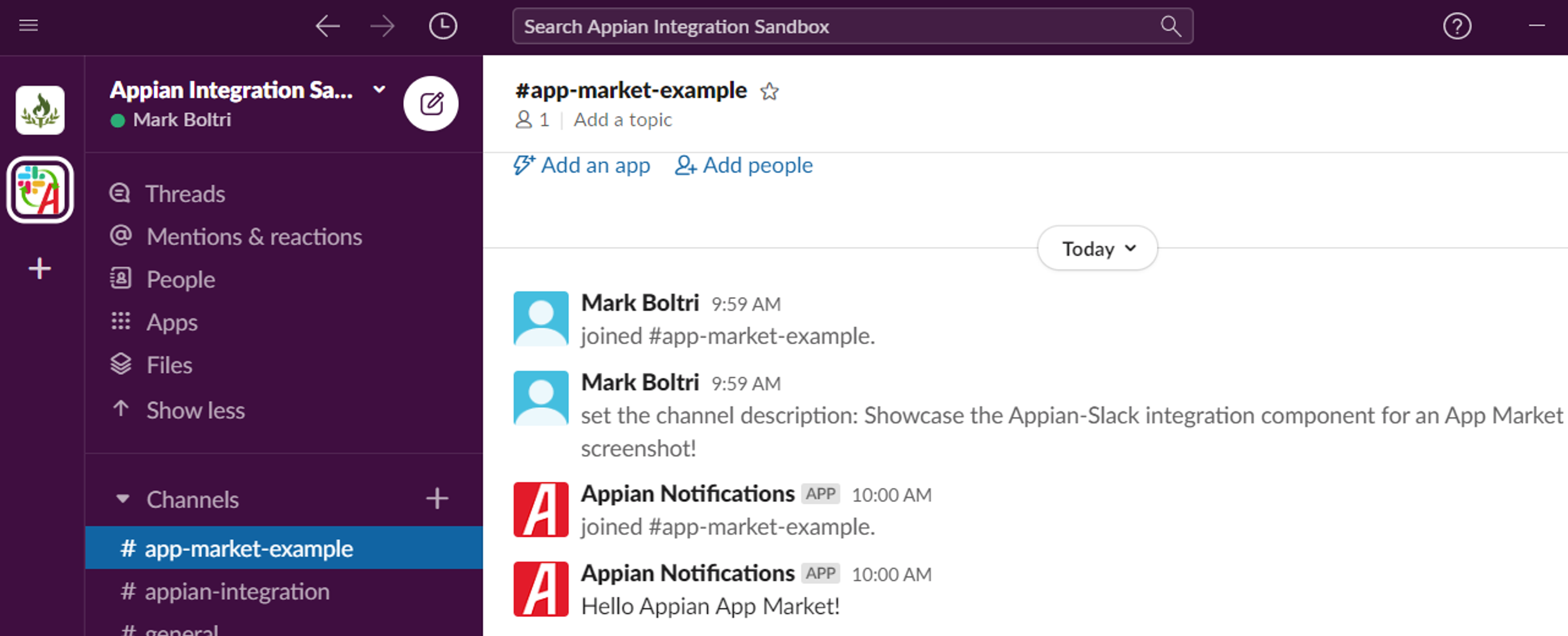 Slack Integration screenshot 3