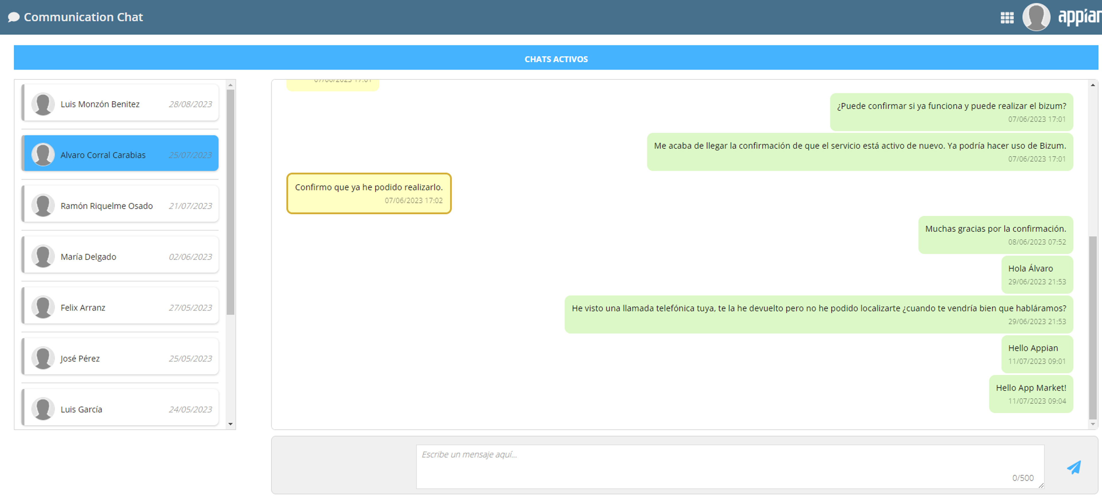 Communication Chat screenshot 6
