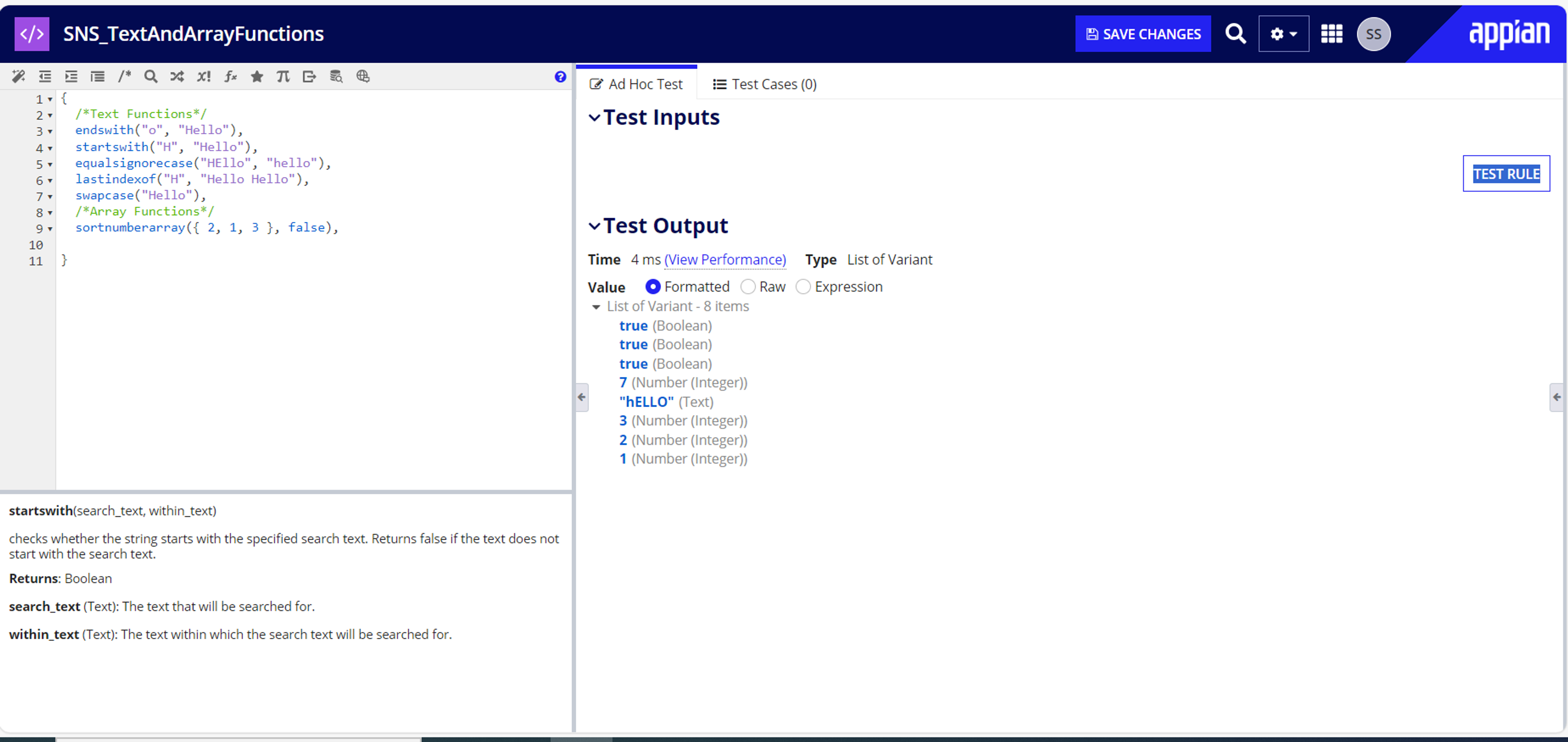 Text and Array Helper screenshot 1