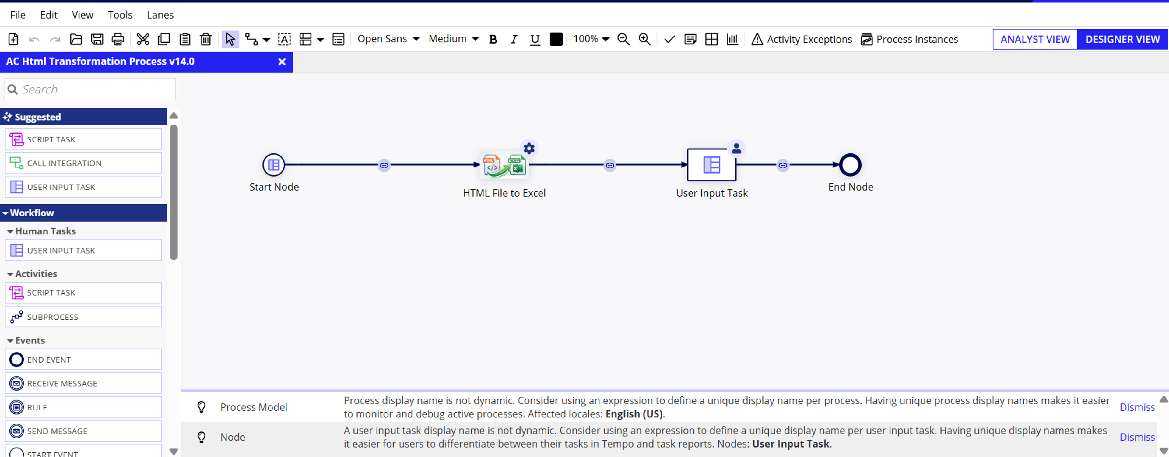 Html To Excel Transformation screenshot 1