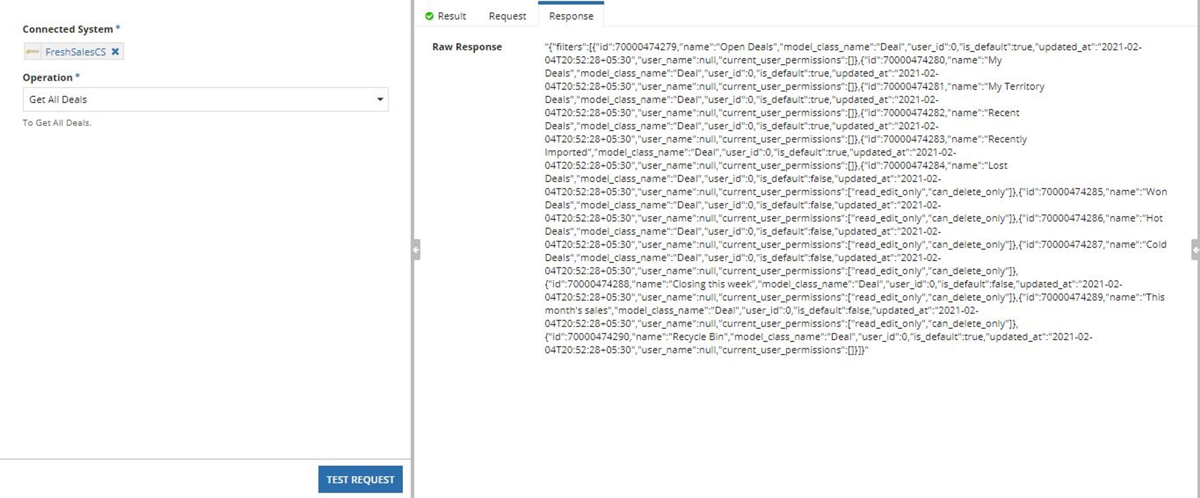 Freshworks CRM Connected System screenshot 3