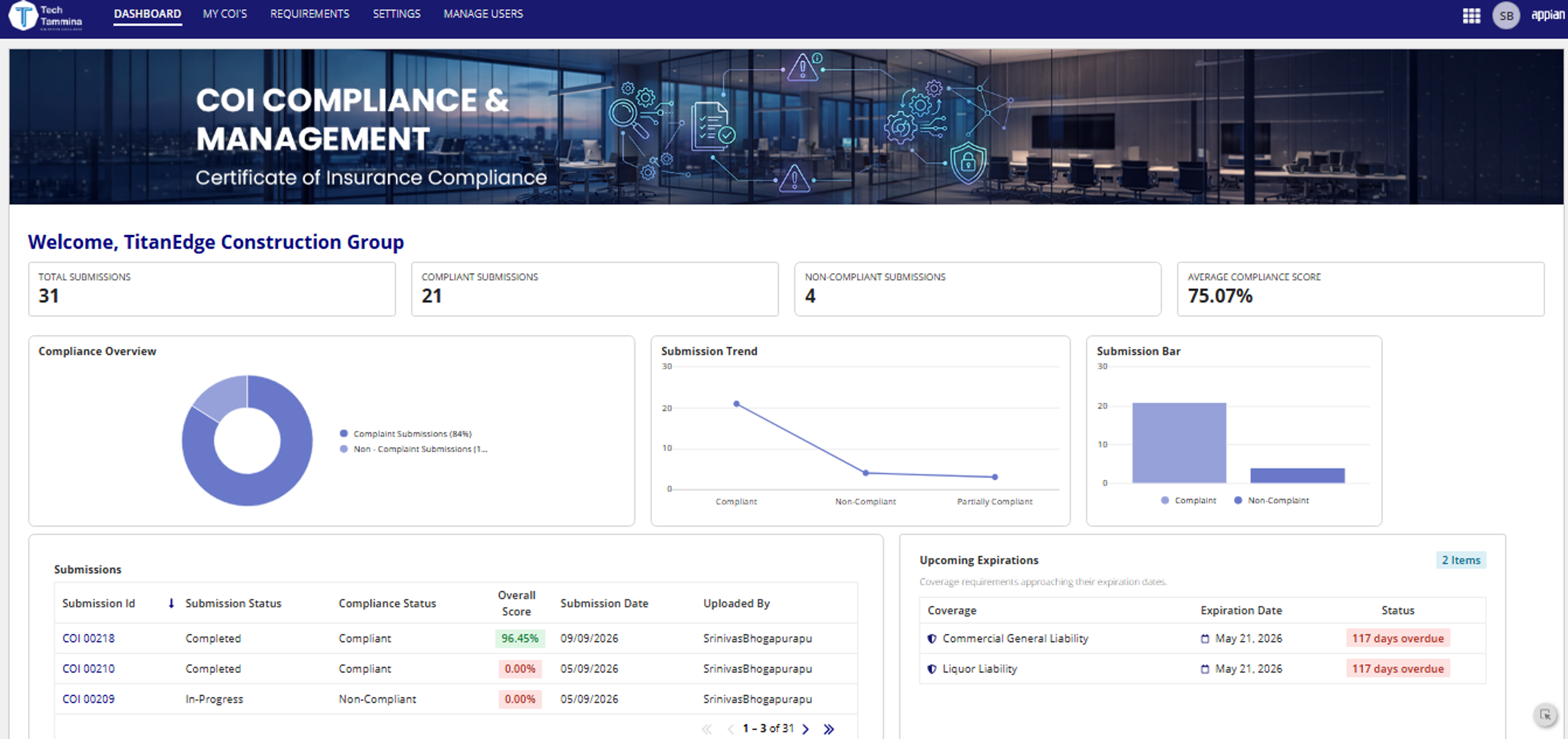 COI Compliance And Management screenshot 1
