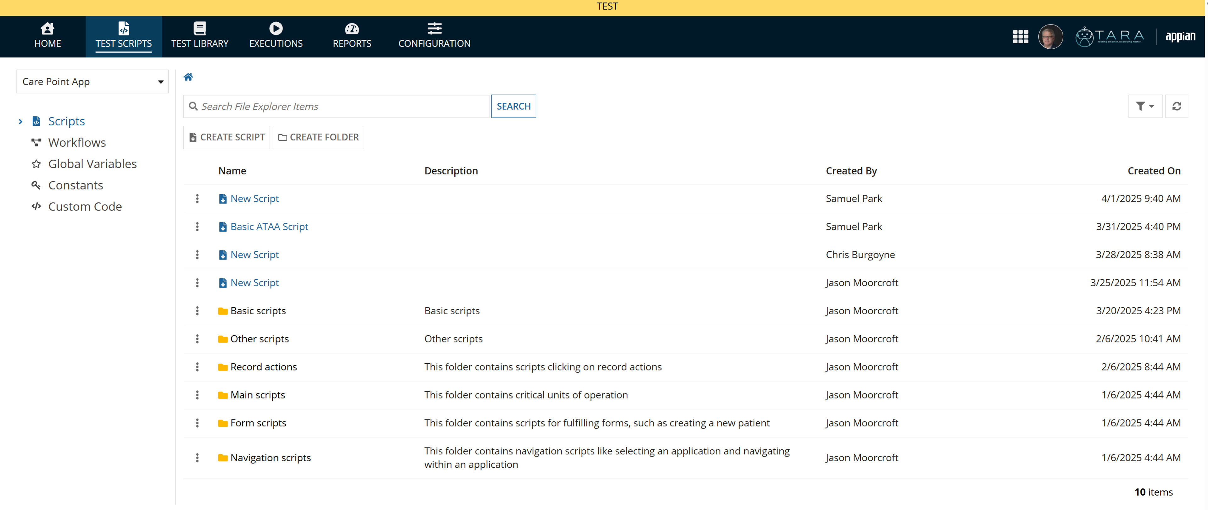 TARA - Testing Automation and Regression for Applications screenshot 2