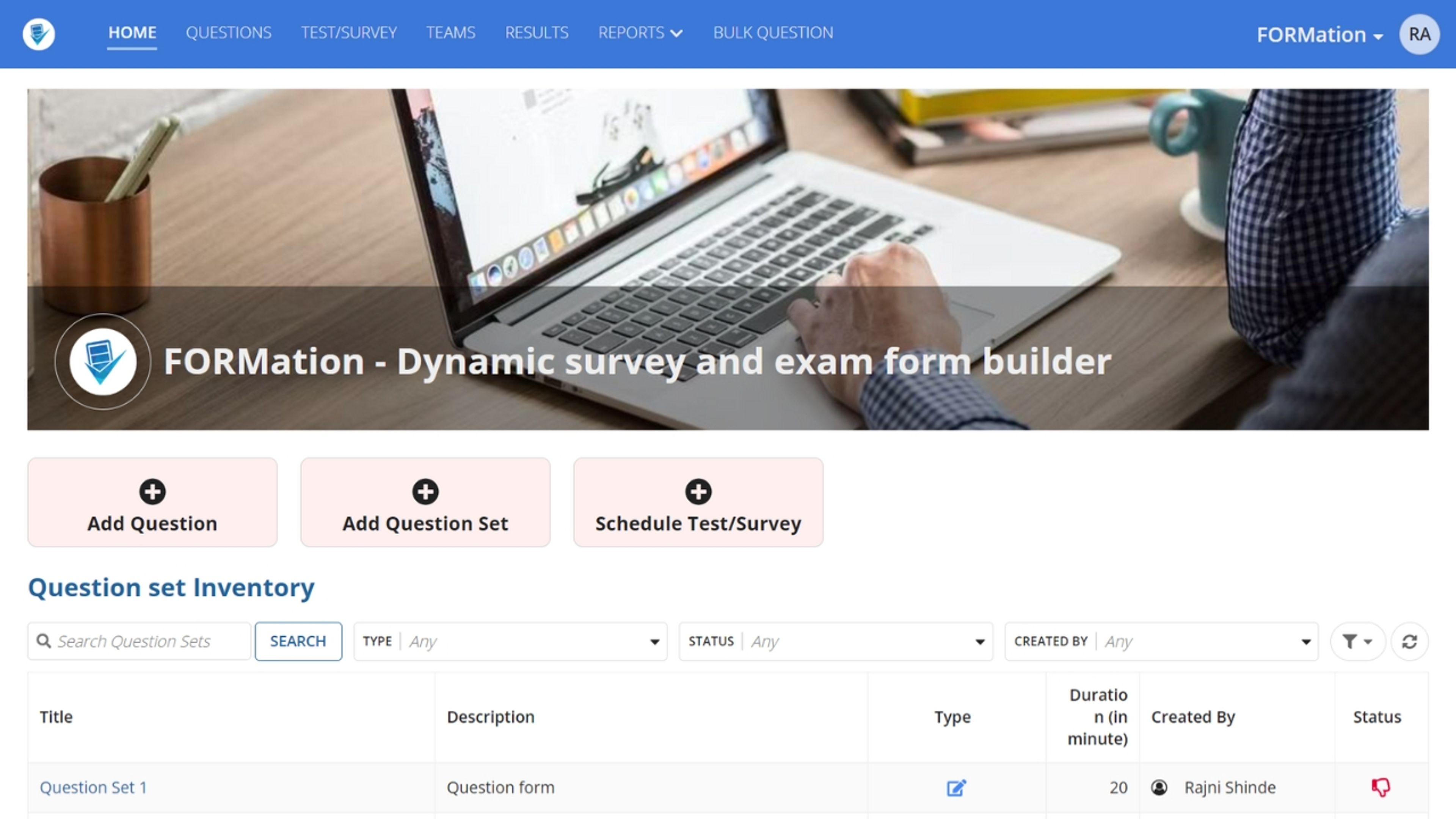 FORMation - Dynamic Survey and Exam Form Builder screenshot 3