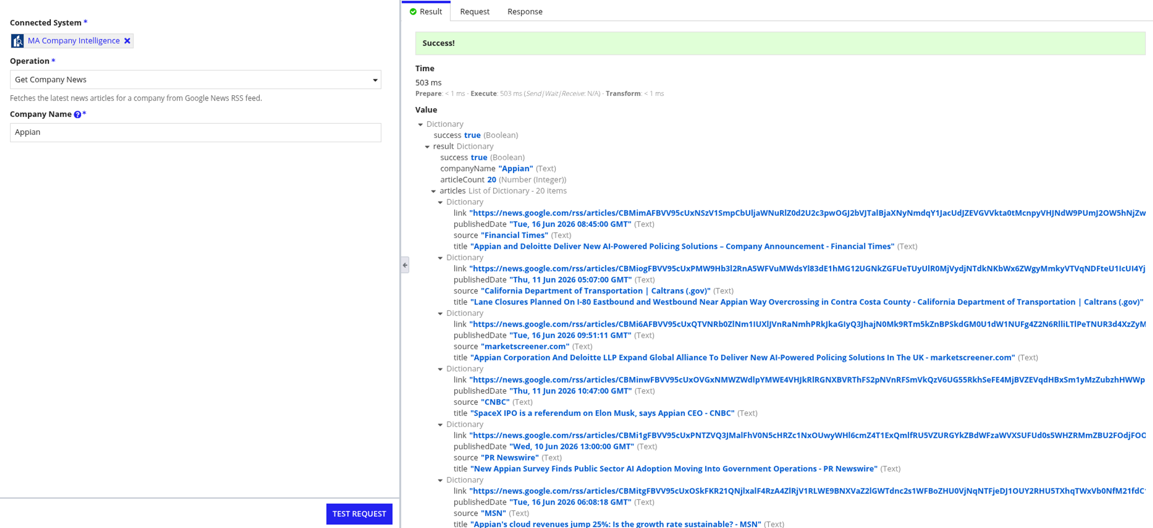 Company Intelligence Connected System screenshot 2