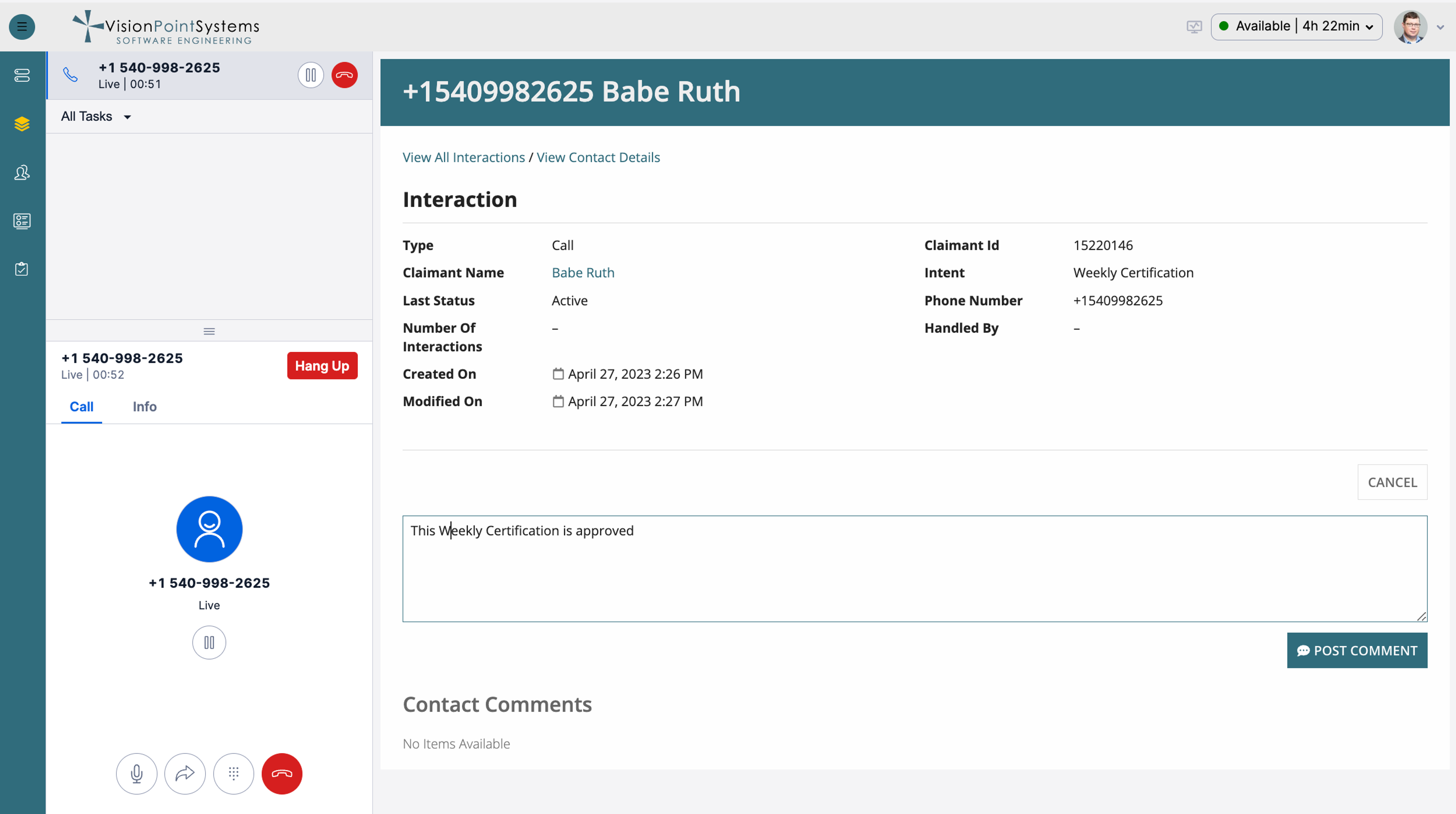 Low-Code Omnichannel Contact Center System screenshot 1