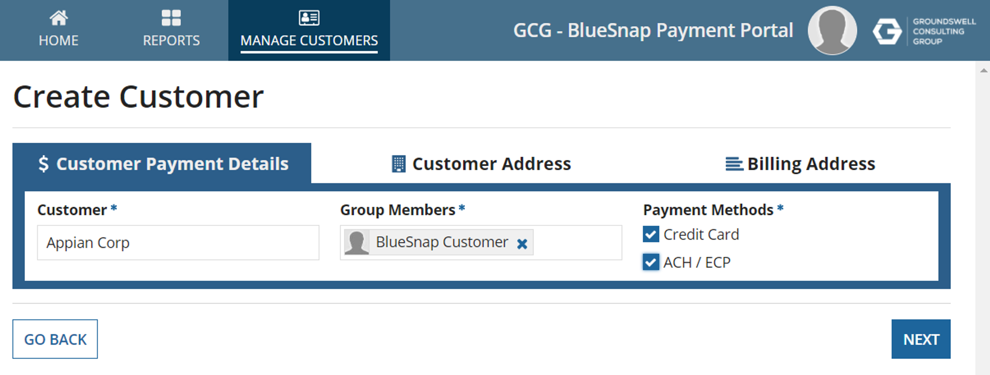 BlueSnap Hosted Payment Framework screenshot 3