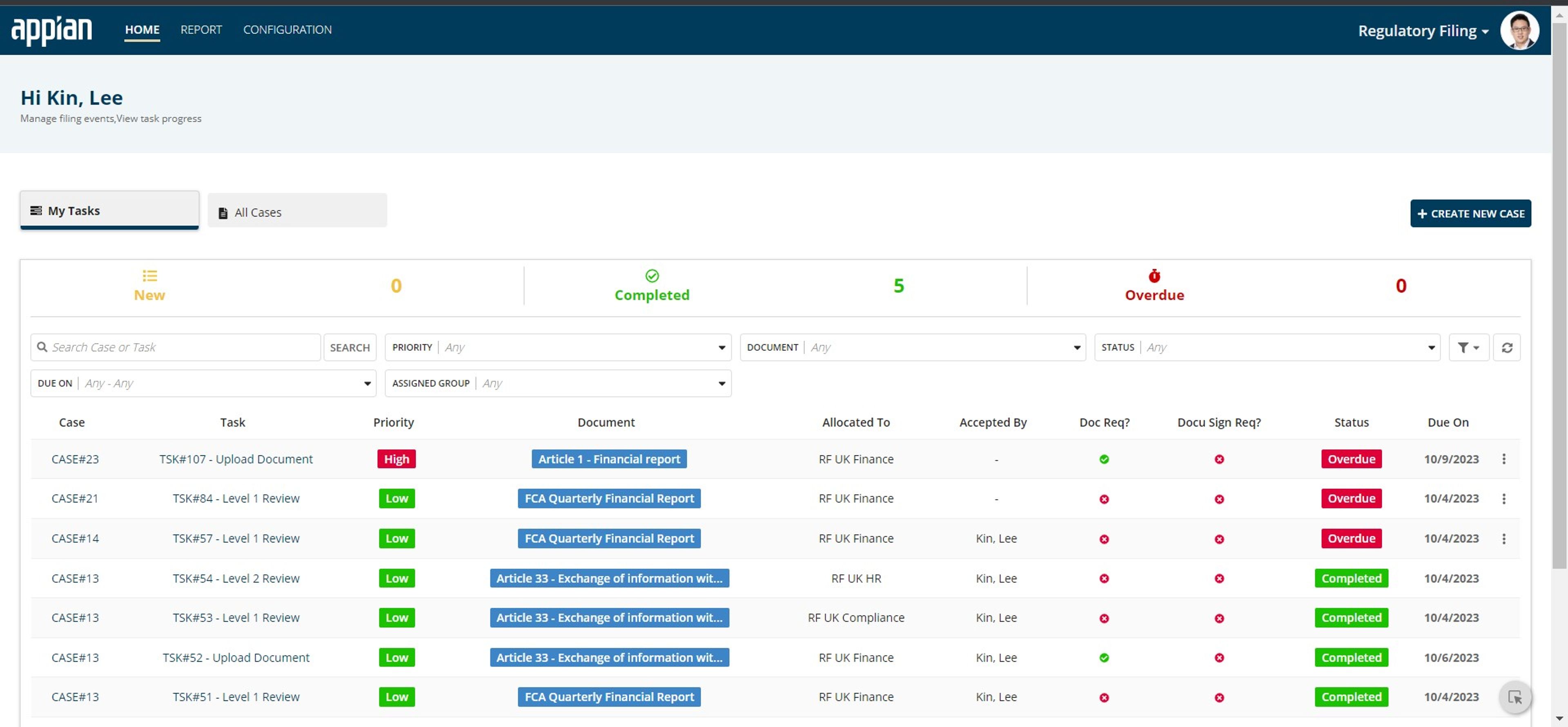 RegFilings screenshot 4