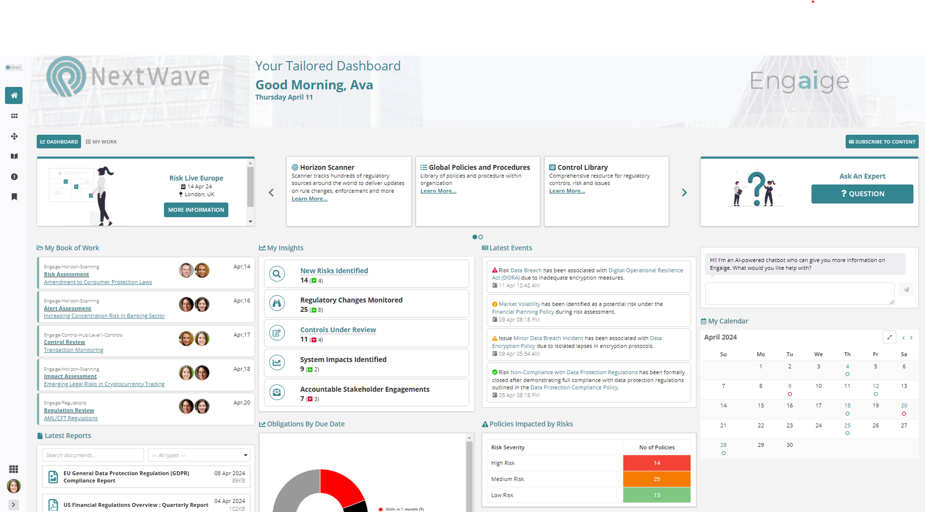 Engaige Compliance screenshot 1