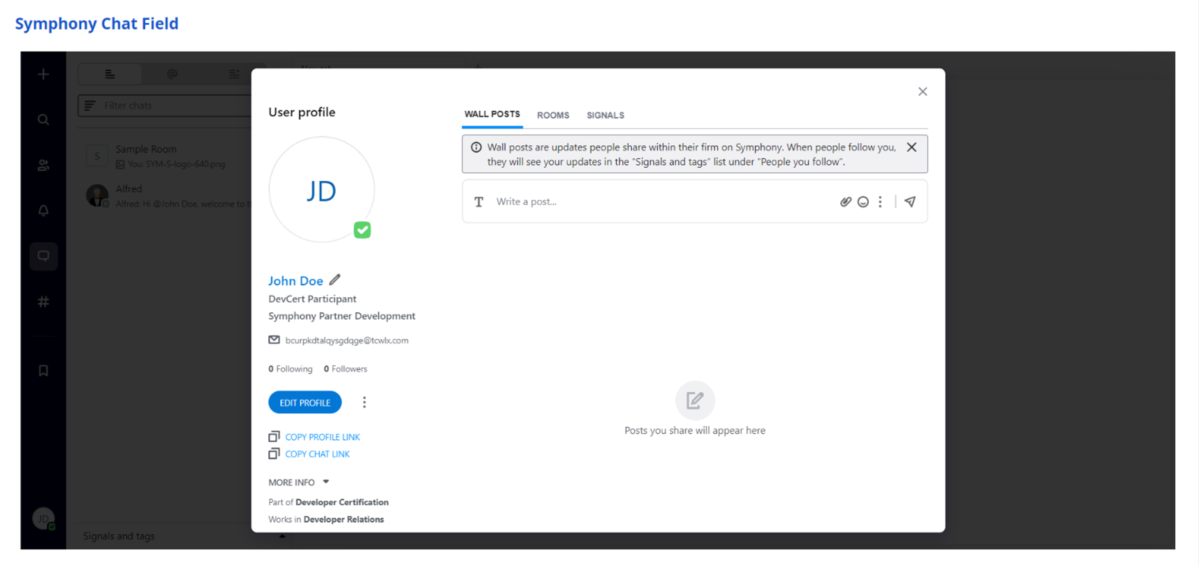 Symphony Messaging Component screenshot 5