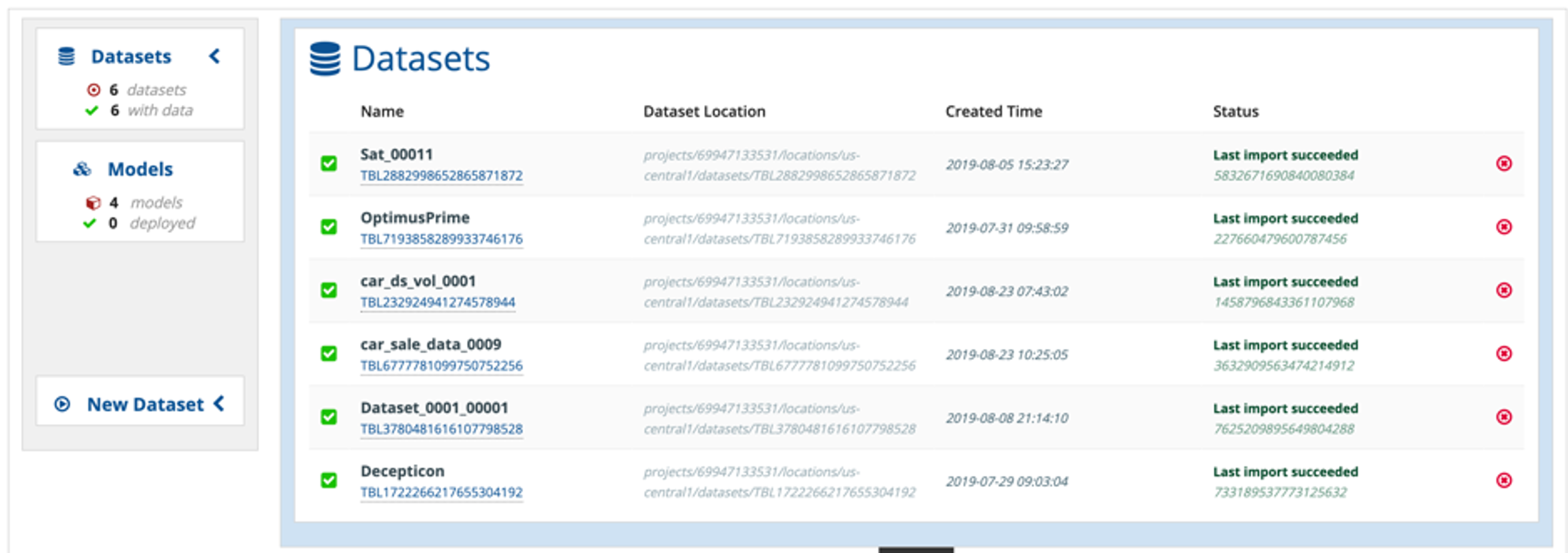 Machine Learning with Google AutoML Tables screenshot 3