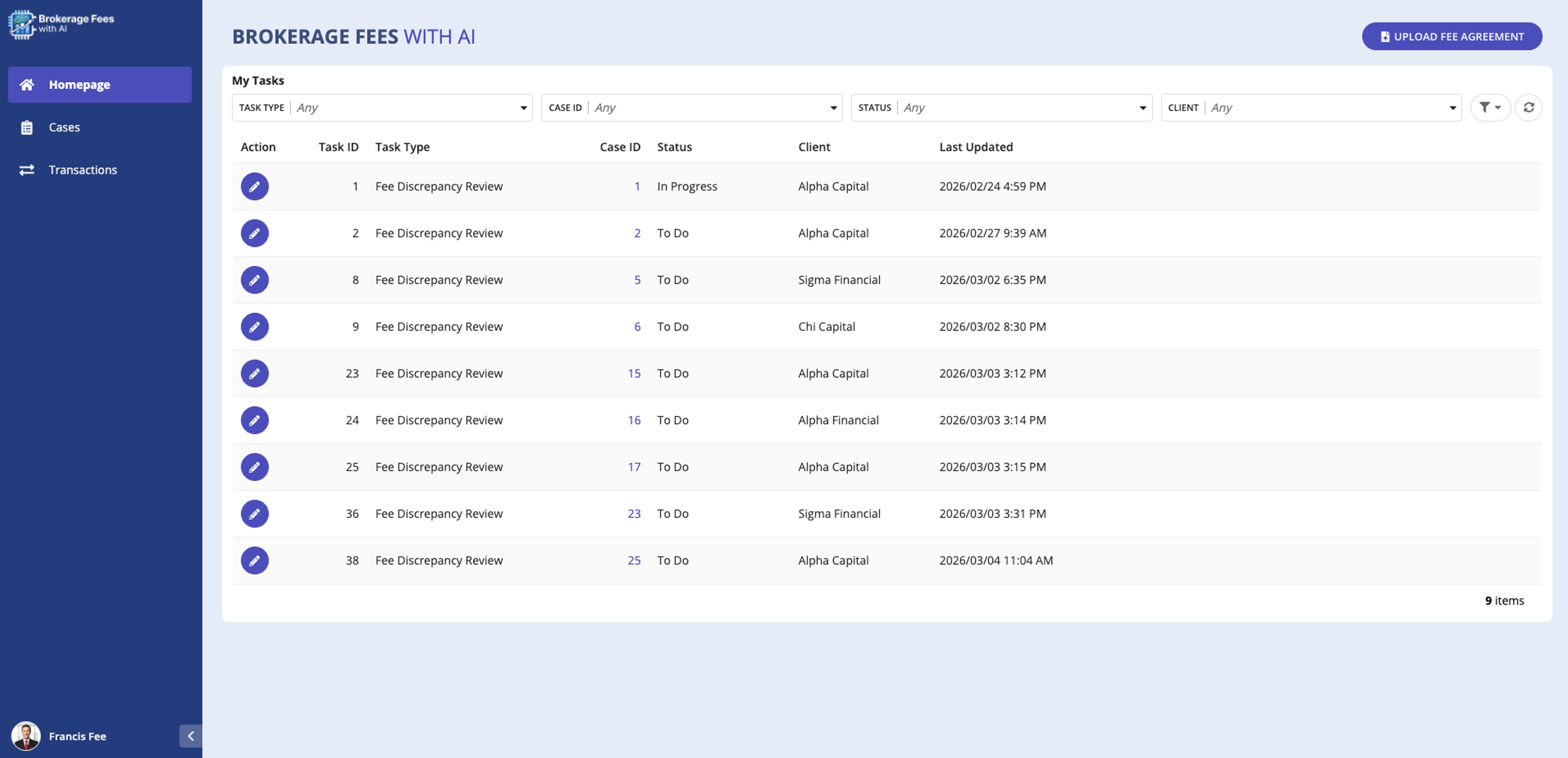Brokerage Fees with AI screenshot 1