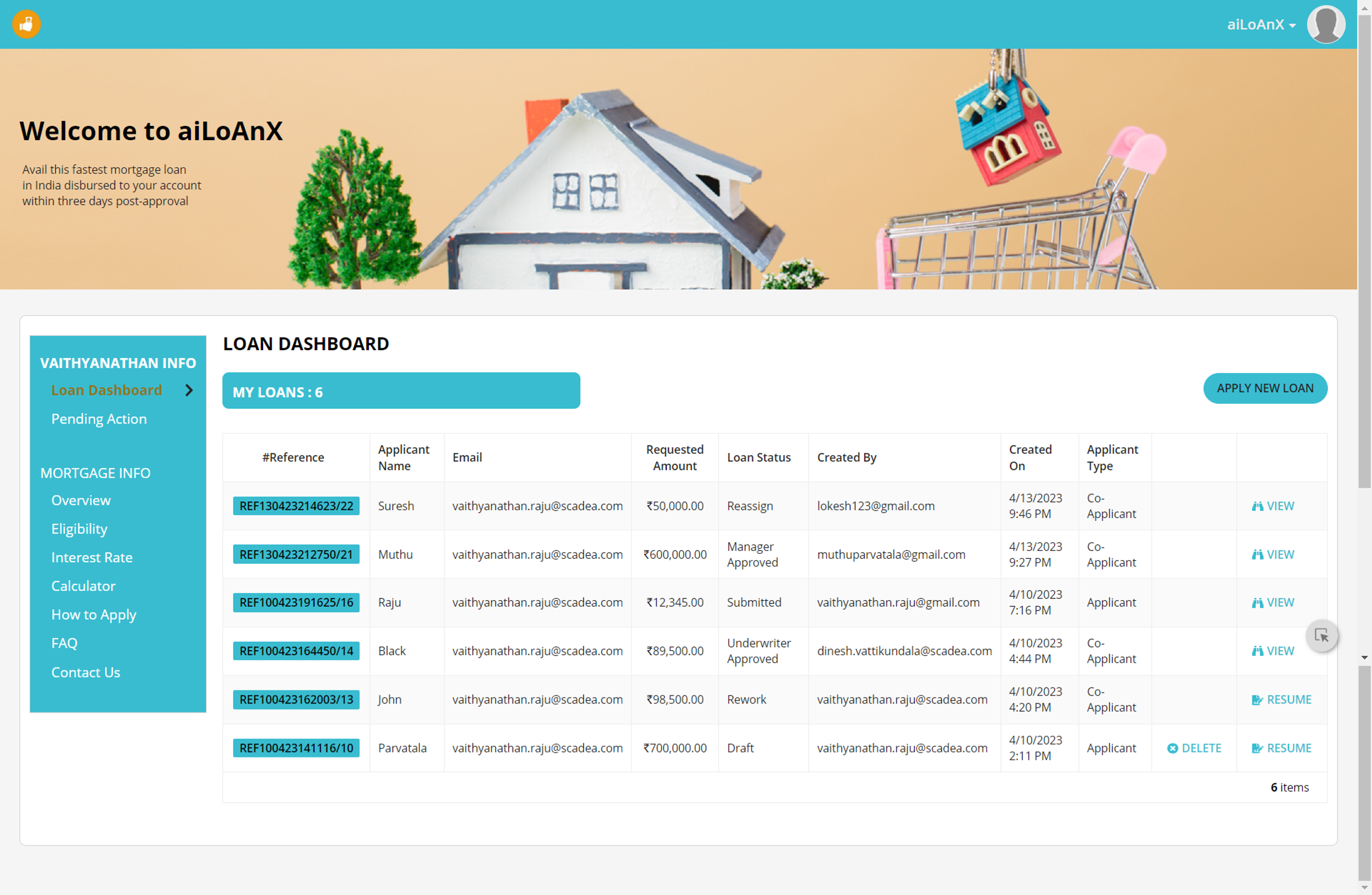 aiLoanX - Mortgage Workflow Management screenshot 17