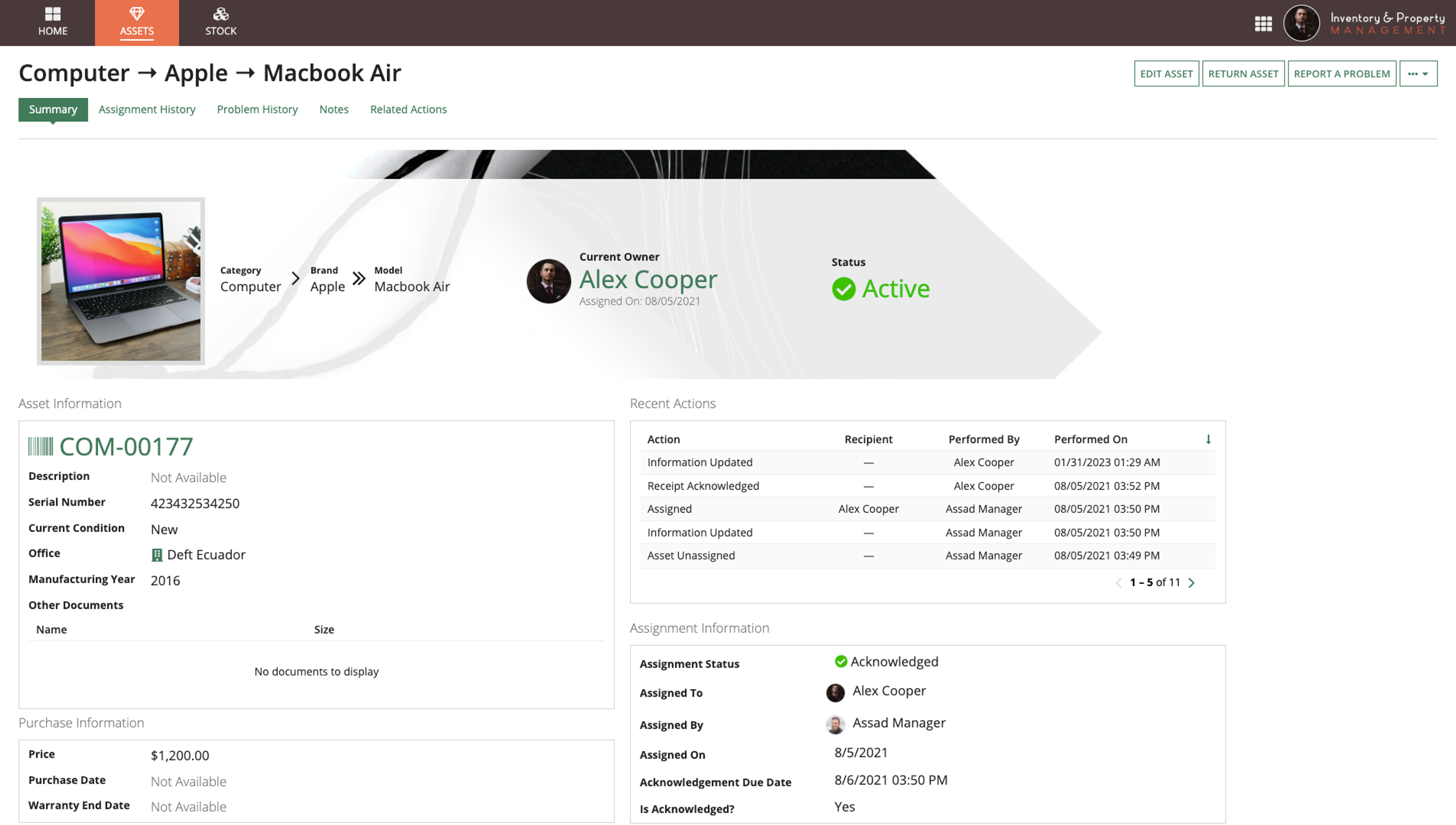 Inventory and Property Management (IPM) screenshot 3