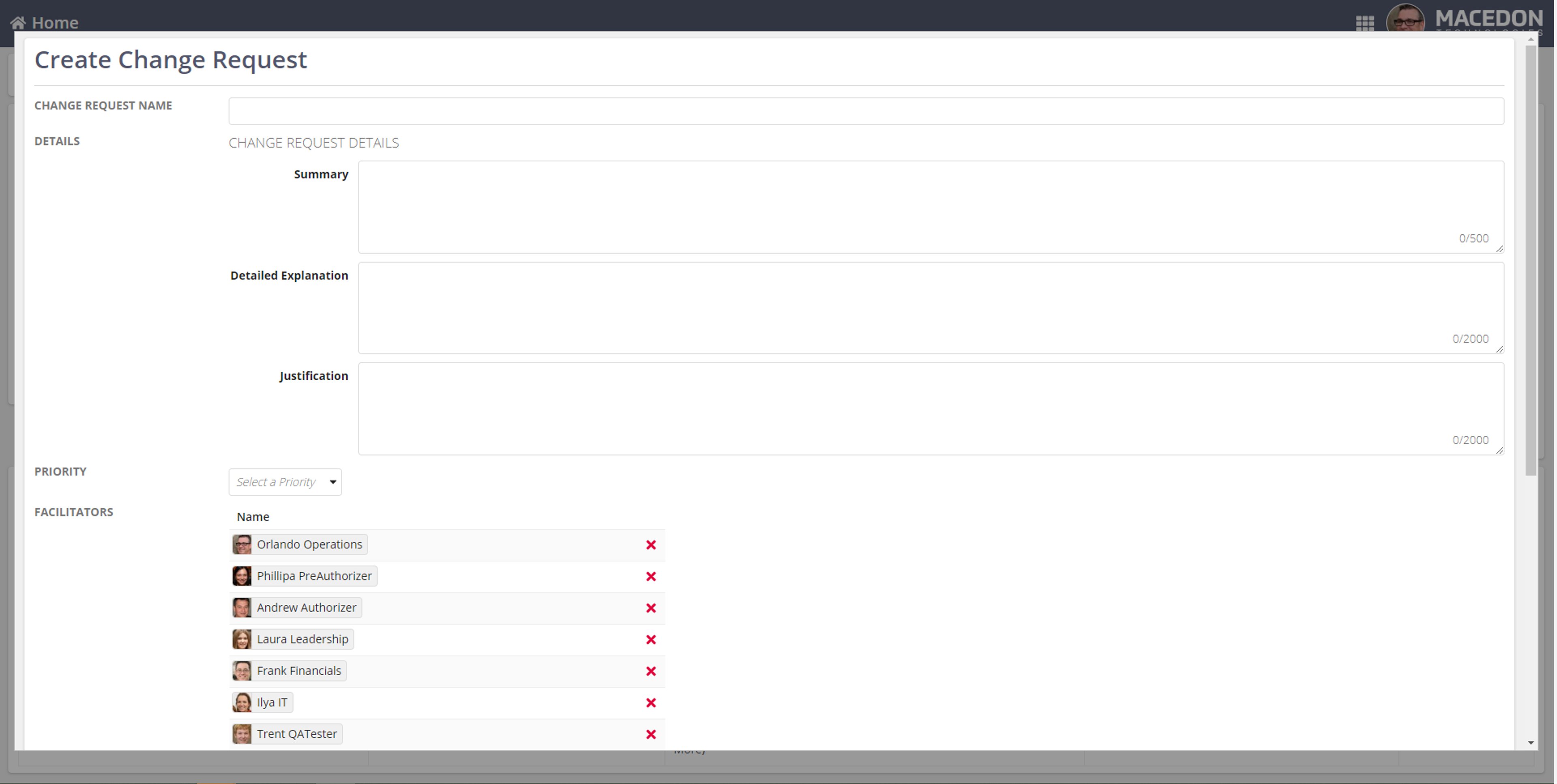 Manufacturing Change Control Management screenshot 2