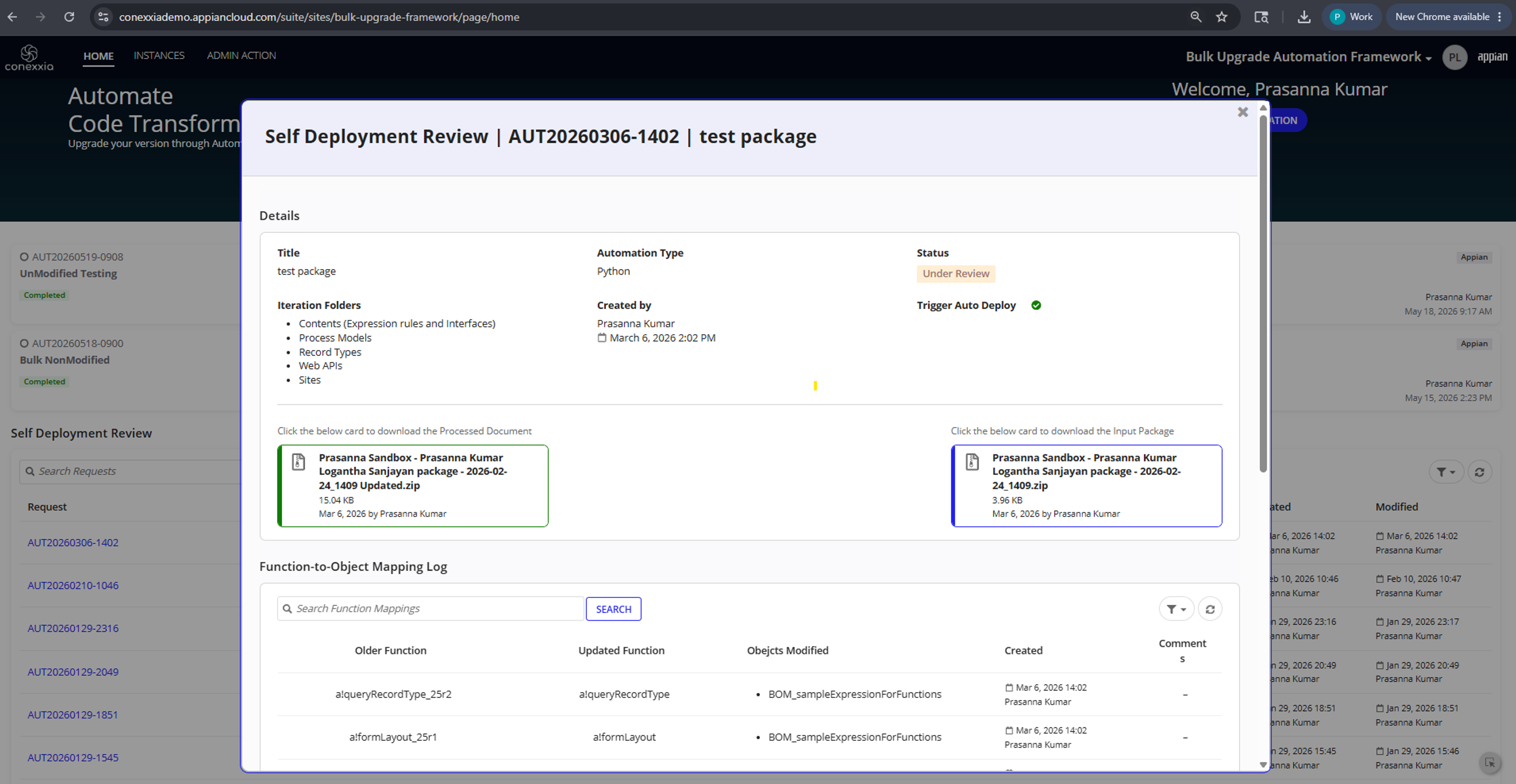 Bulk Upgrade Automation Framework screenshot 7