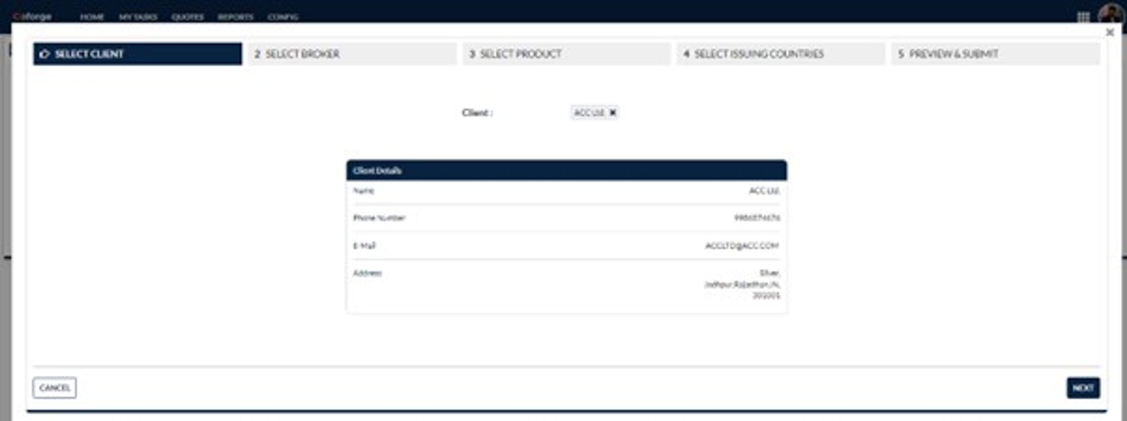 Multi Country Controlled Master Program Insurance Solution screenshot 5