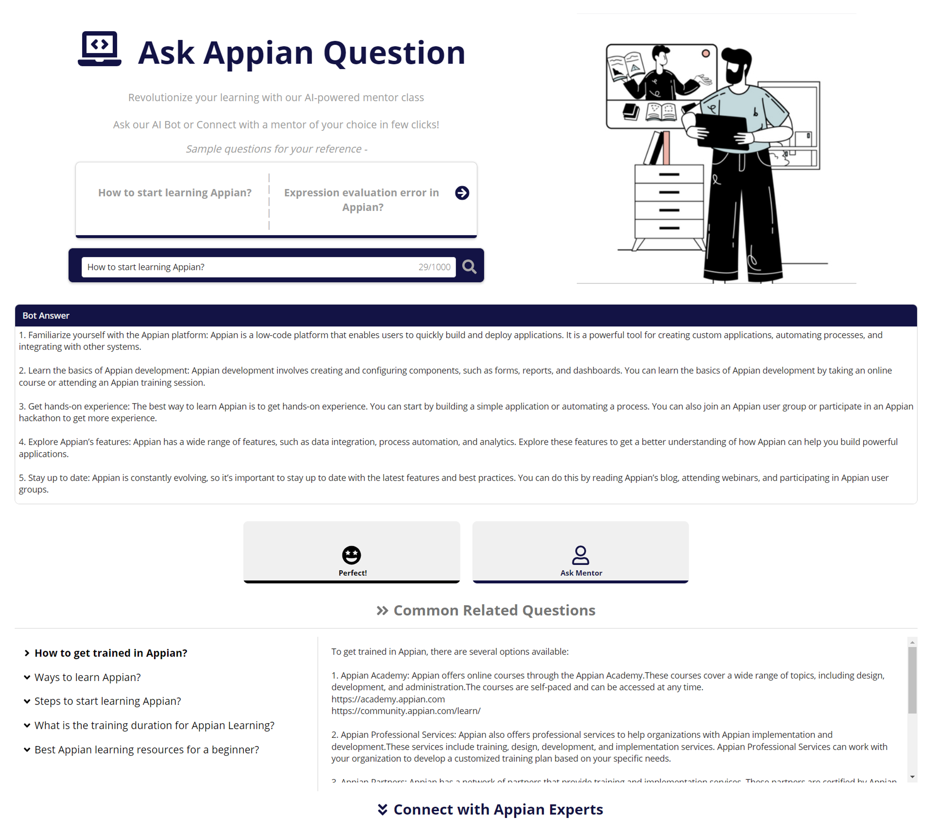 Smart Appian Technical Support and Training System screenshot 4
