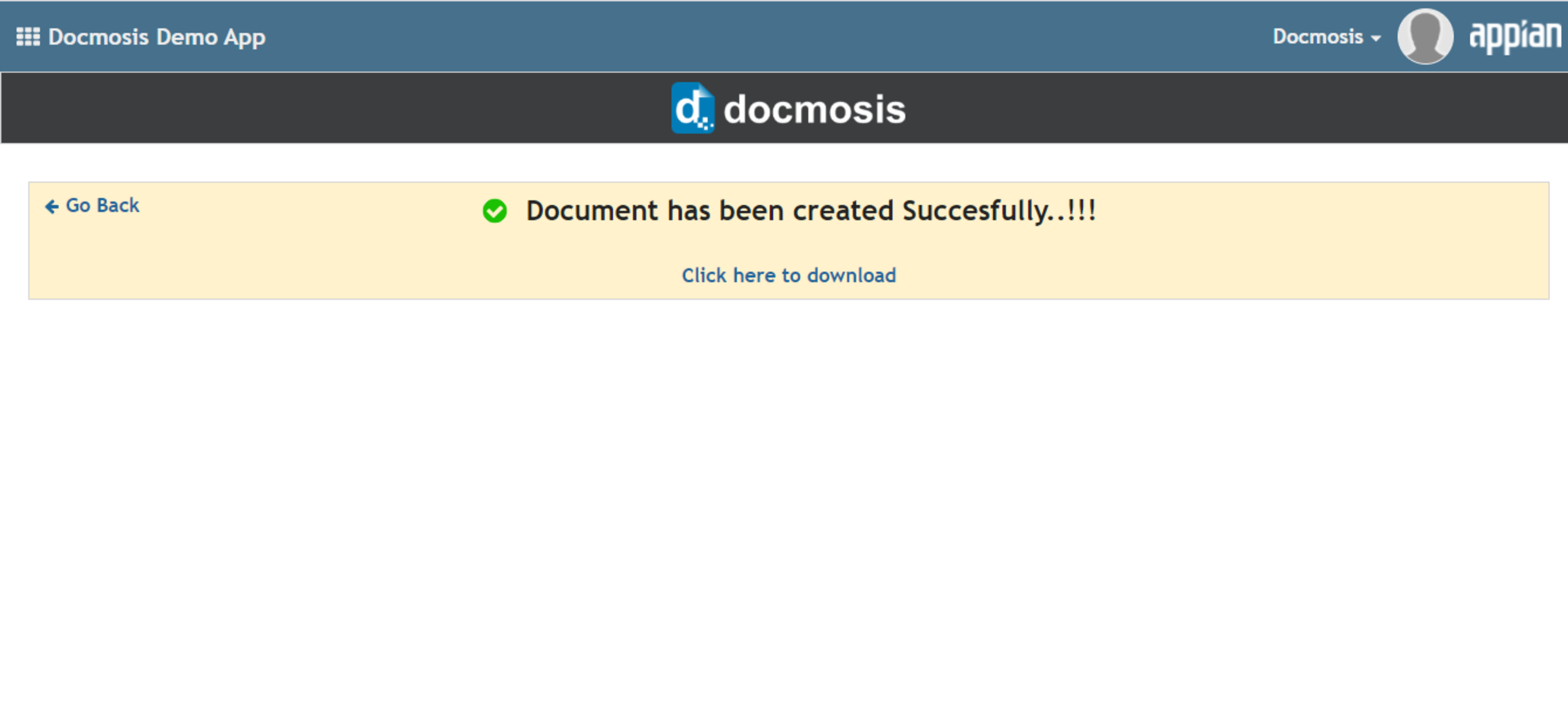 Docmosis Connected System screenshot 5