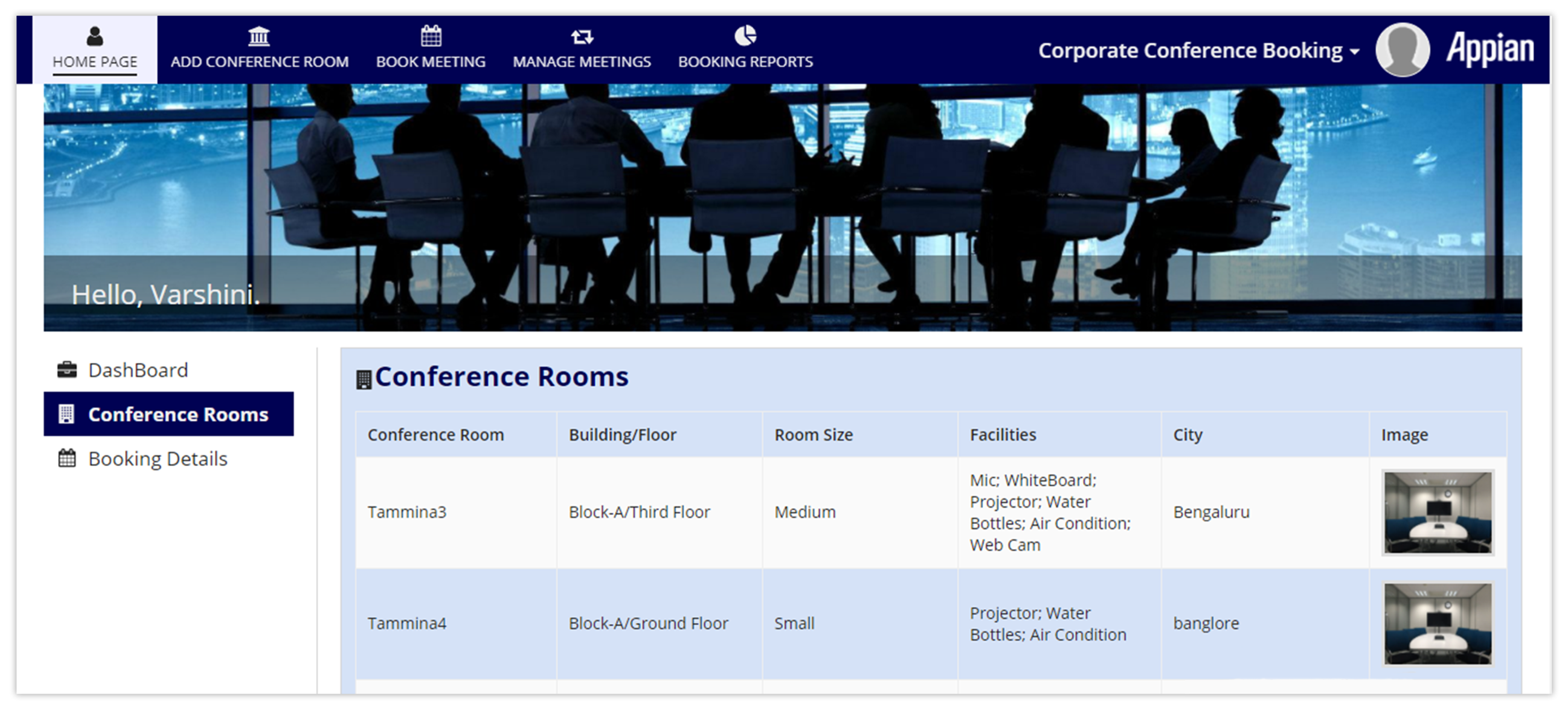 Corporate Conference Booking screenshot 11