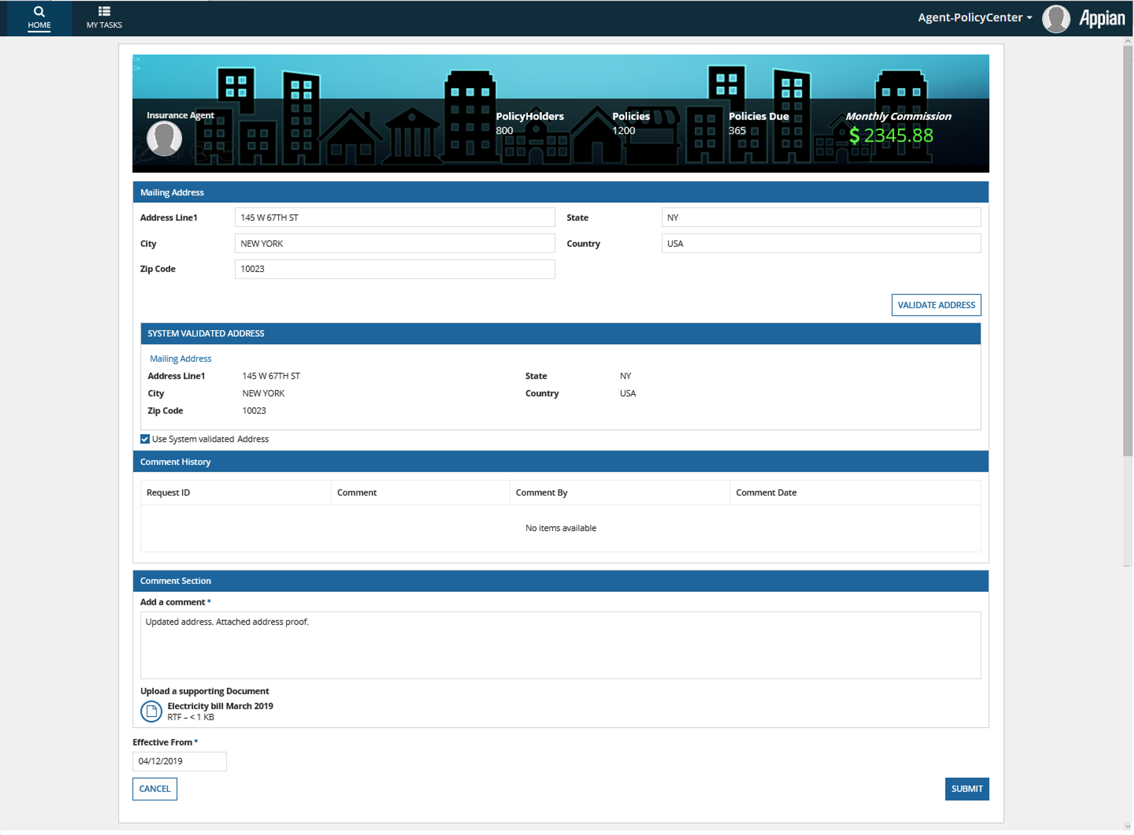 AgentPolicyCenter (Insurance Portal) screenshot 3
