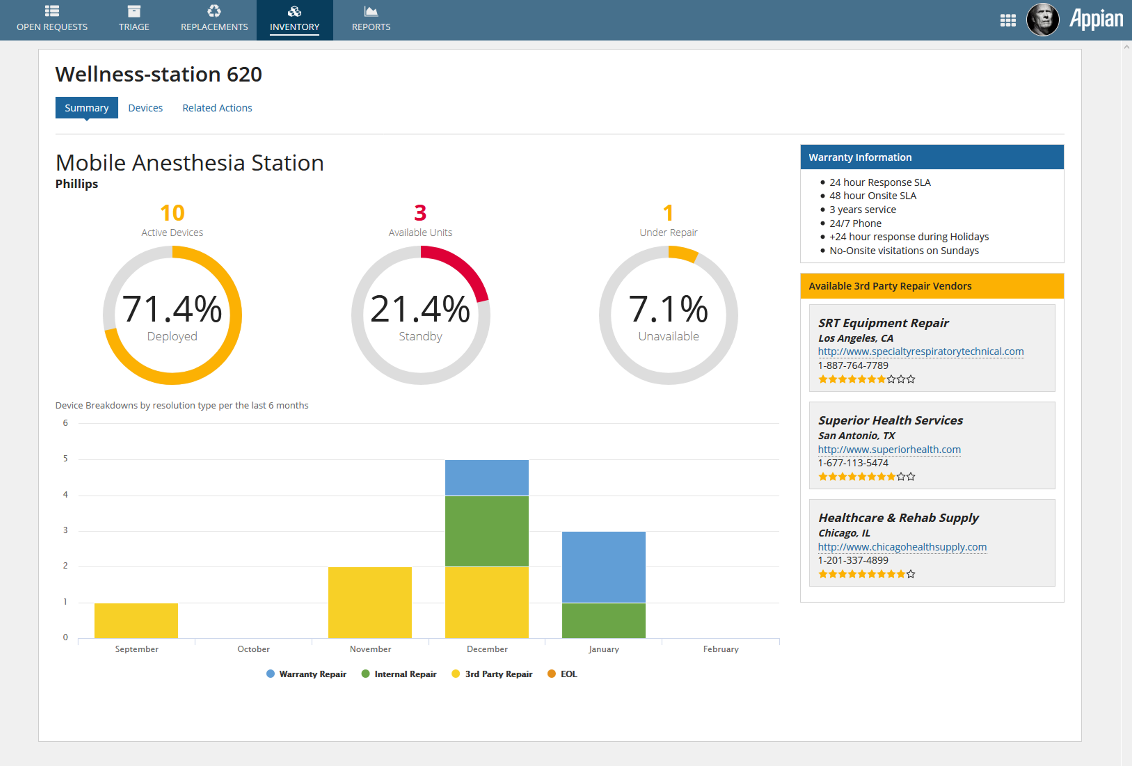Biomedical Device Manager screenshot 1