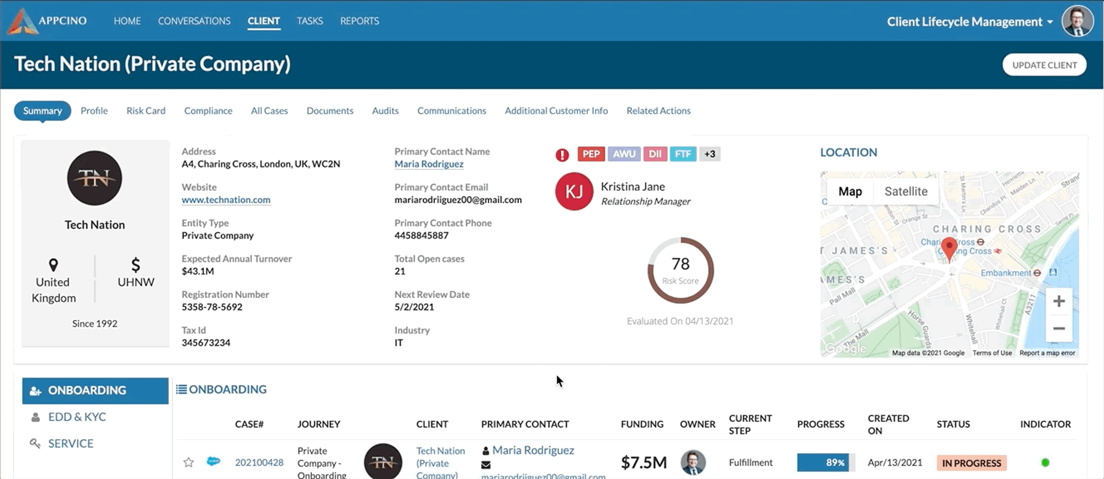 Client Lifecycle Management (CLM) screenshot 15