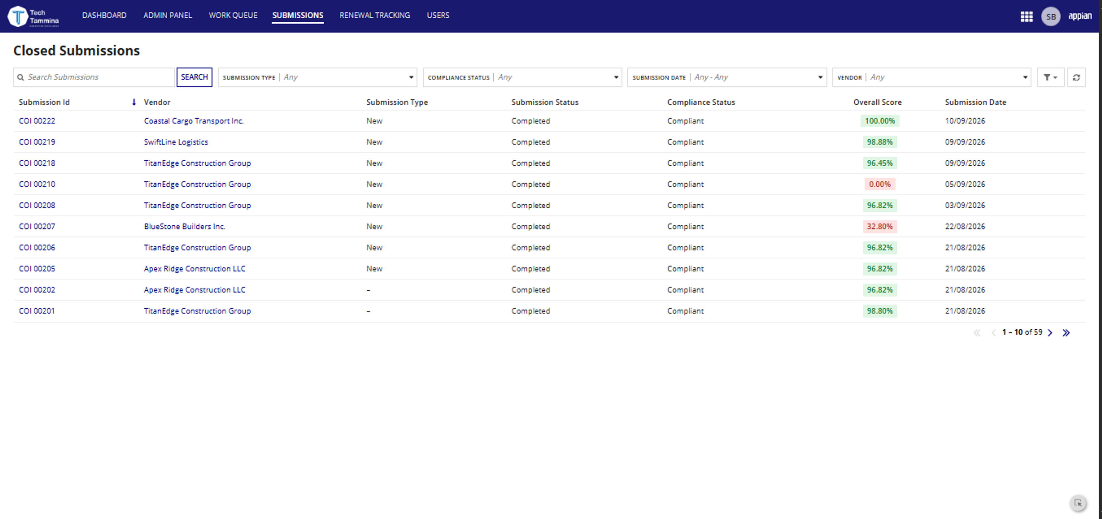COI Compliance And Management screenshot 7