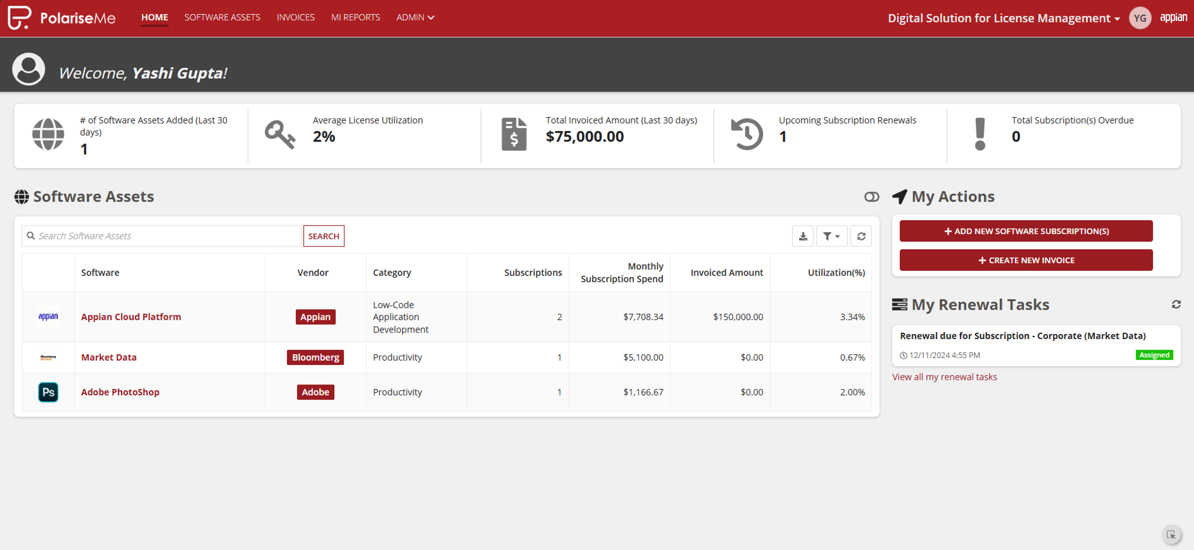 Digital Solution for License Management screenshot 1