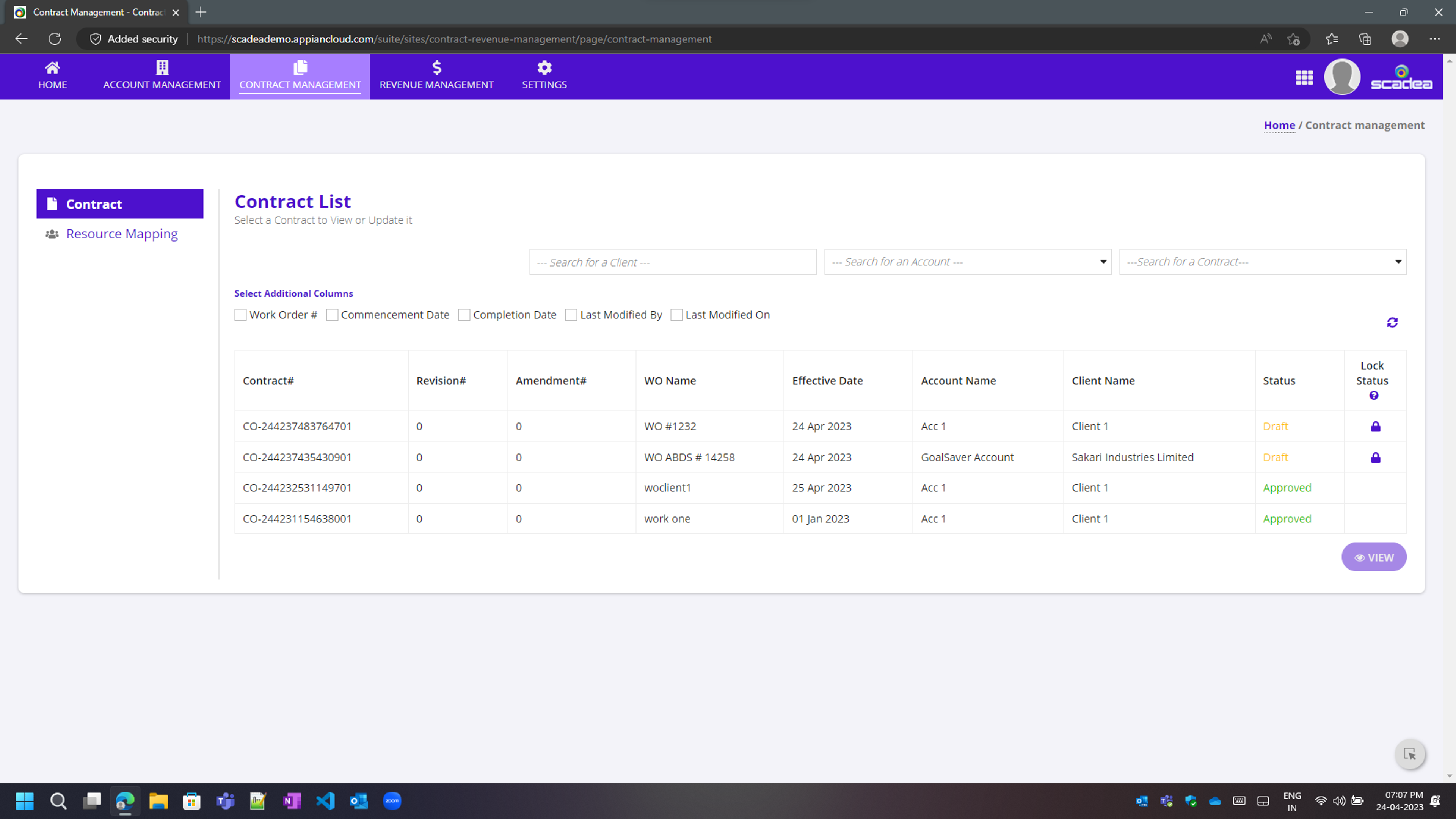RevX - Contract and Revenue Management System screenshot 6