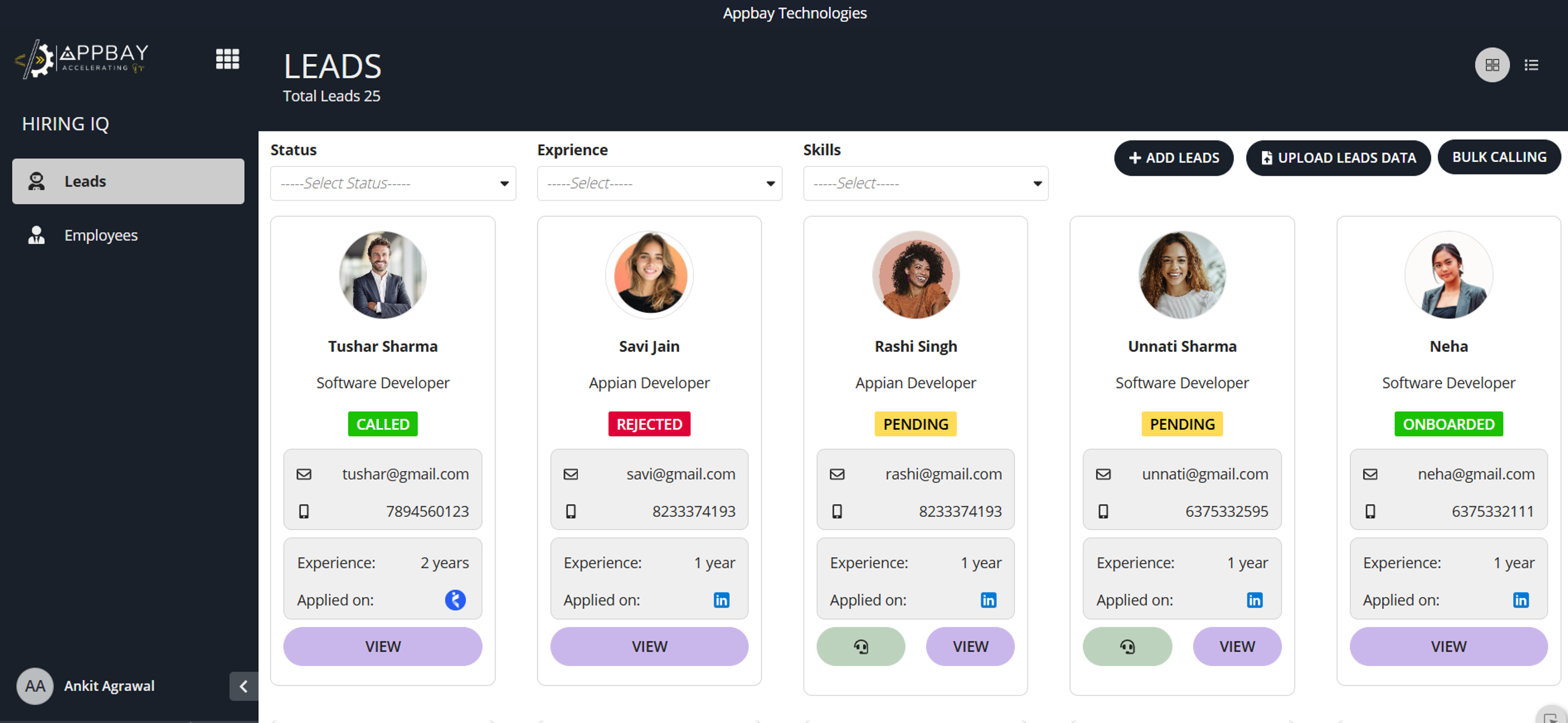 Appbay Hiring IQ screenshot 1