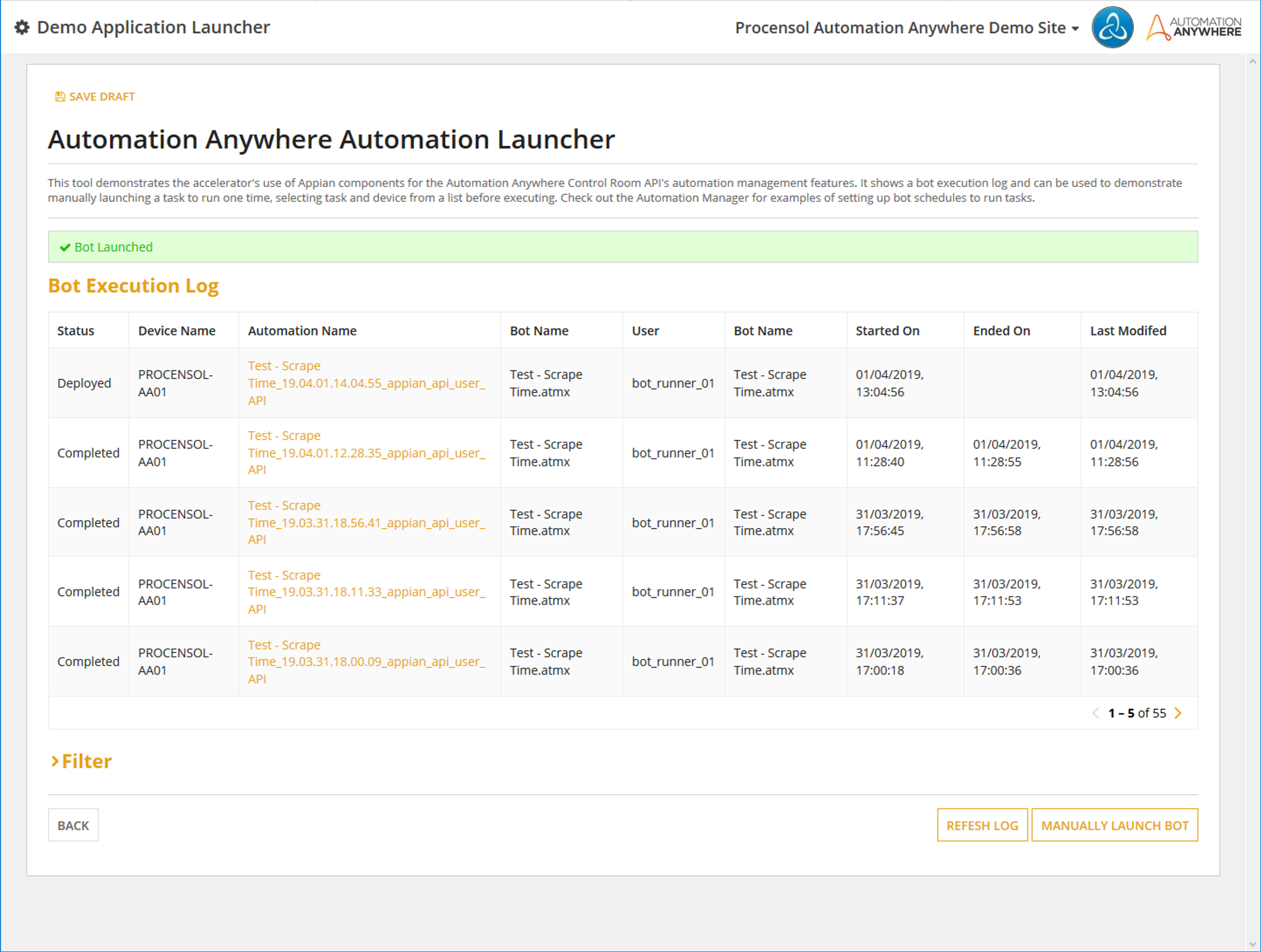 Automation Anywhere Integration Accelerator screenshot 4