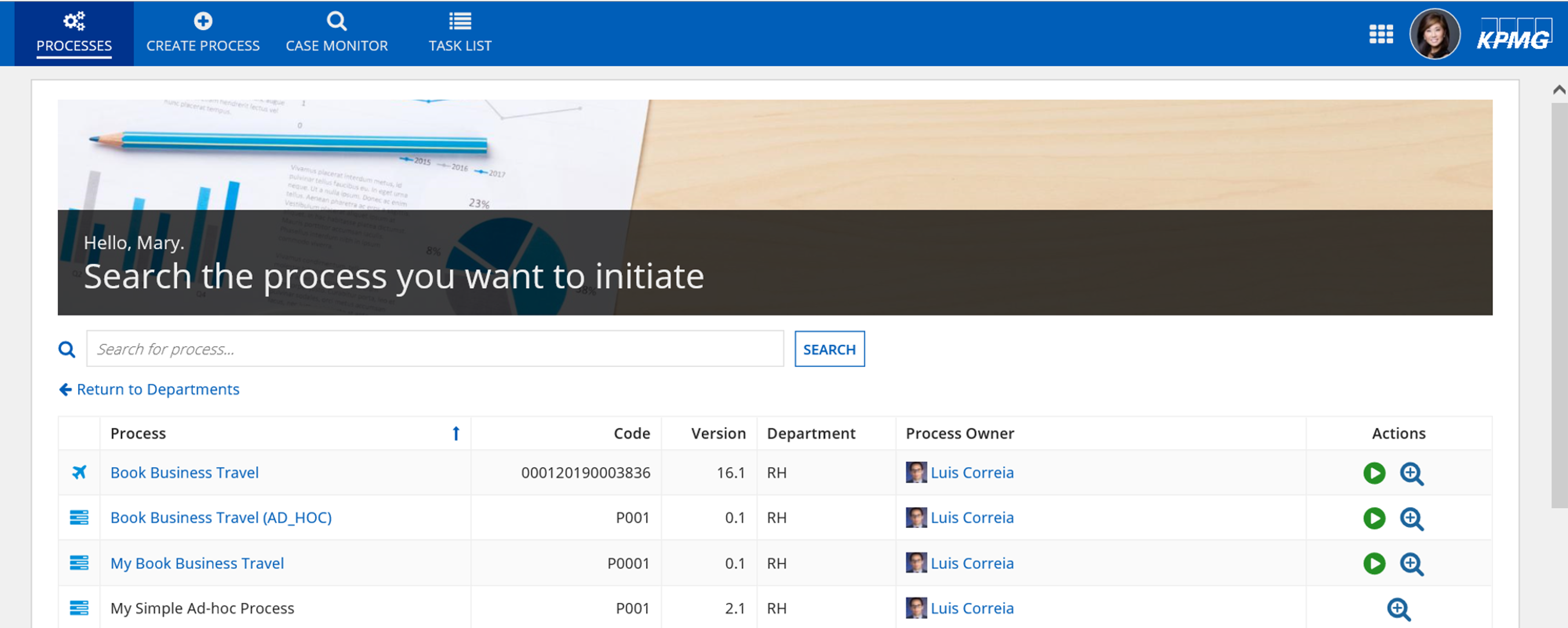 KPMG Ad-Hoc Process Framework screenshot 2