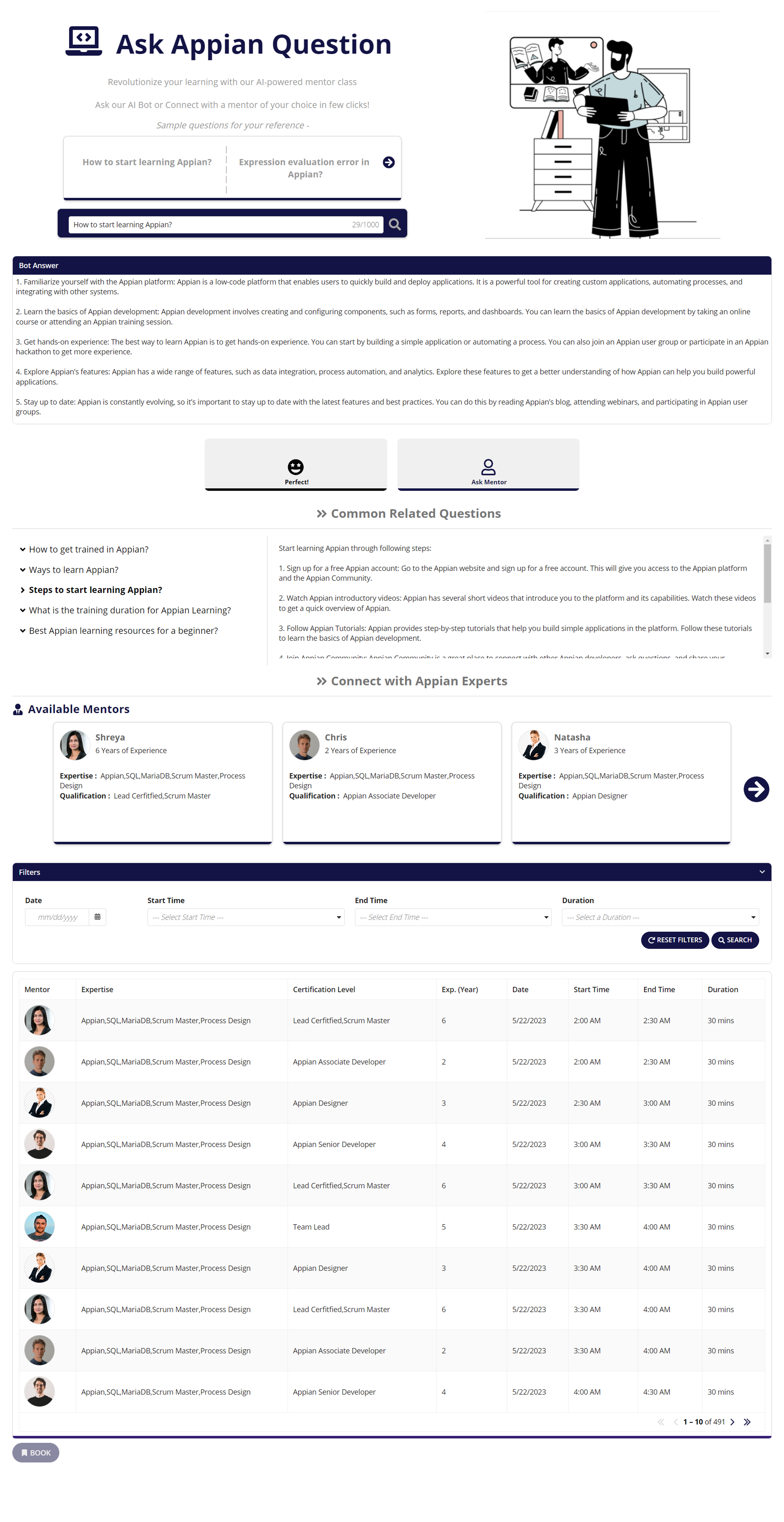 Smart Appian Technical Support and Training System screenshot 6
