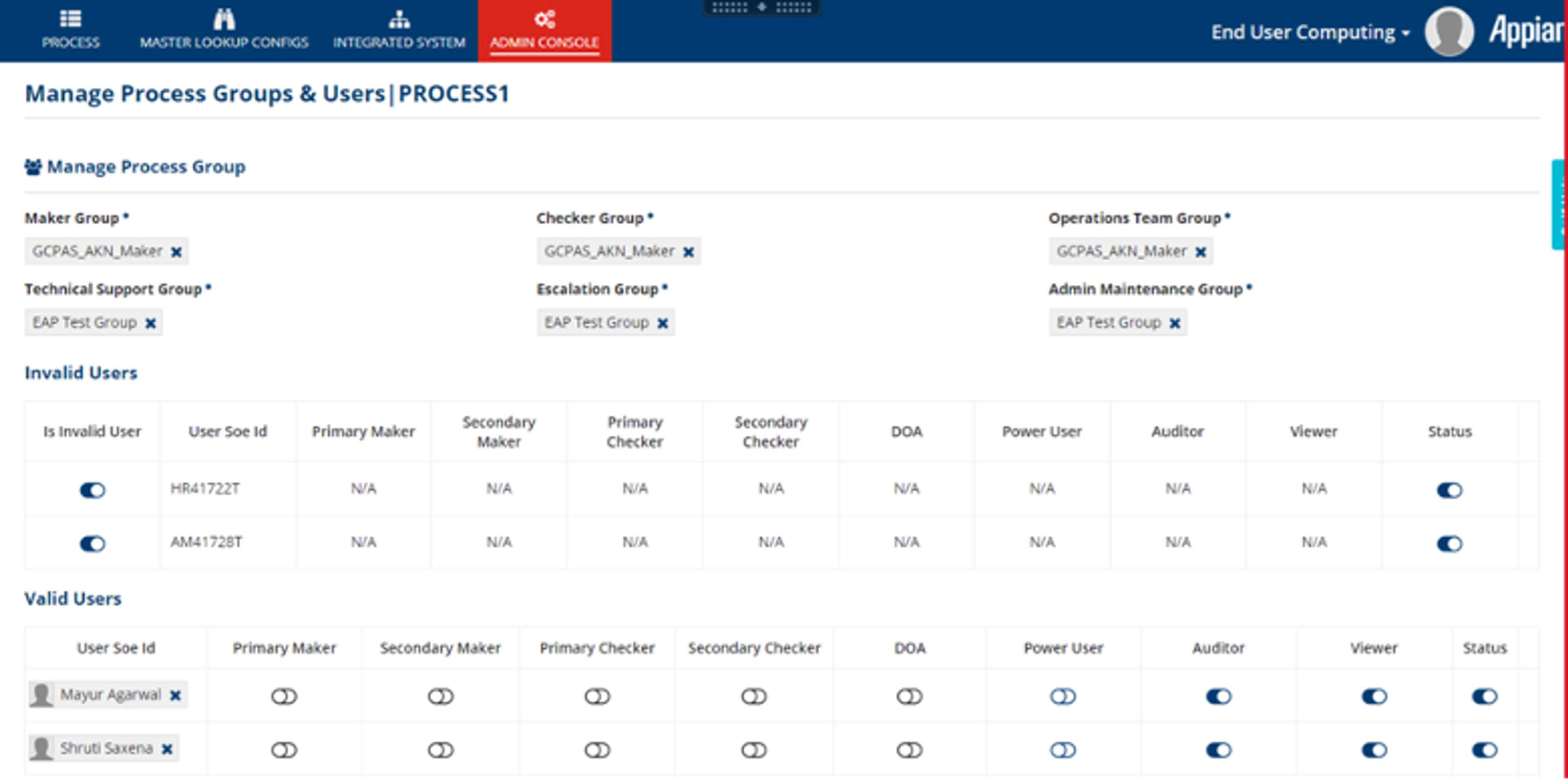 EUC Remediation Framework screenshot 2