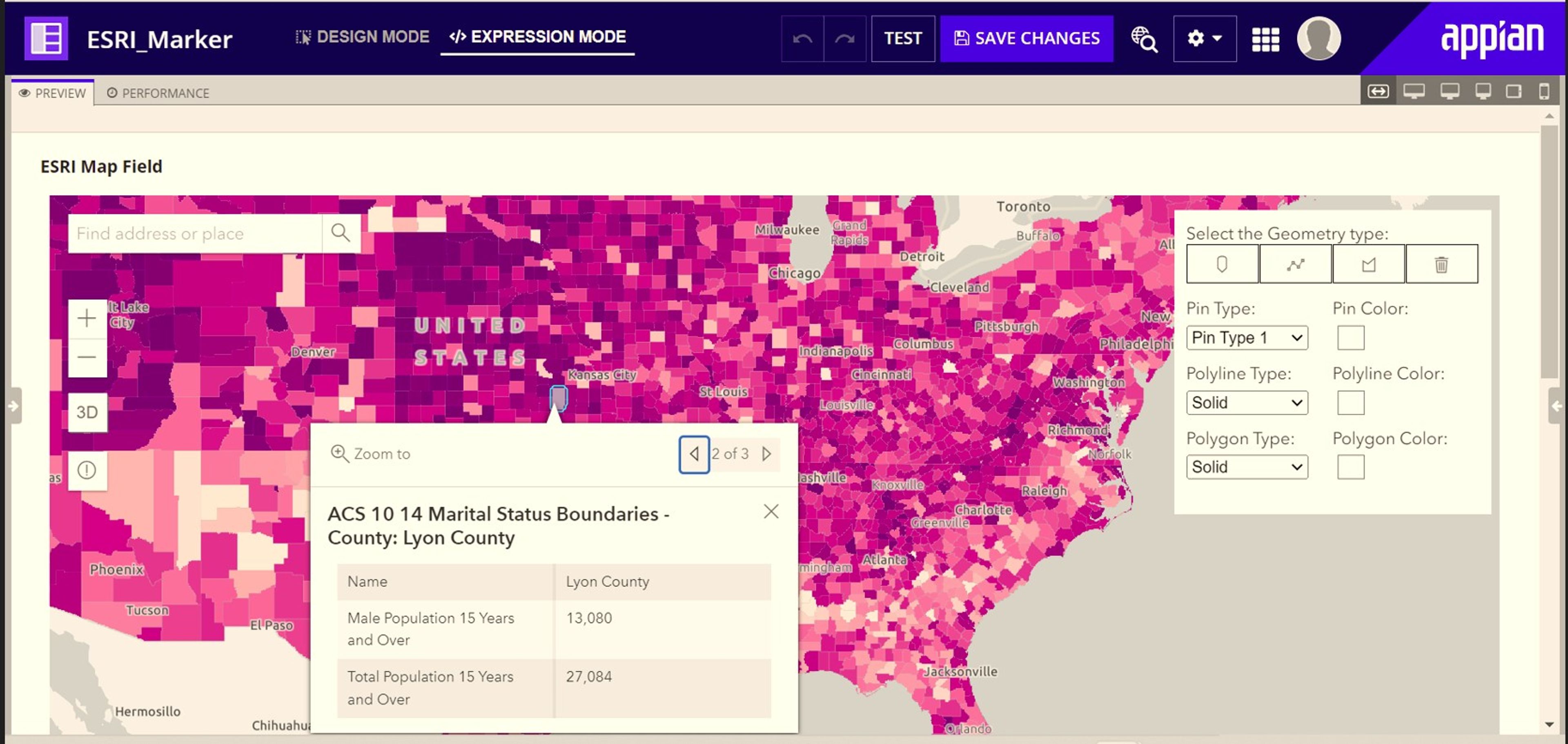ESRI Map screenshot 1