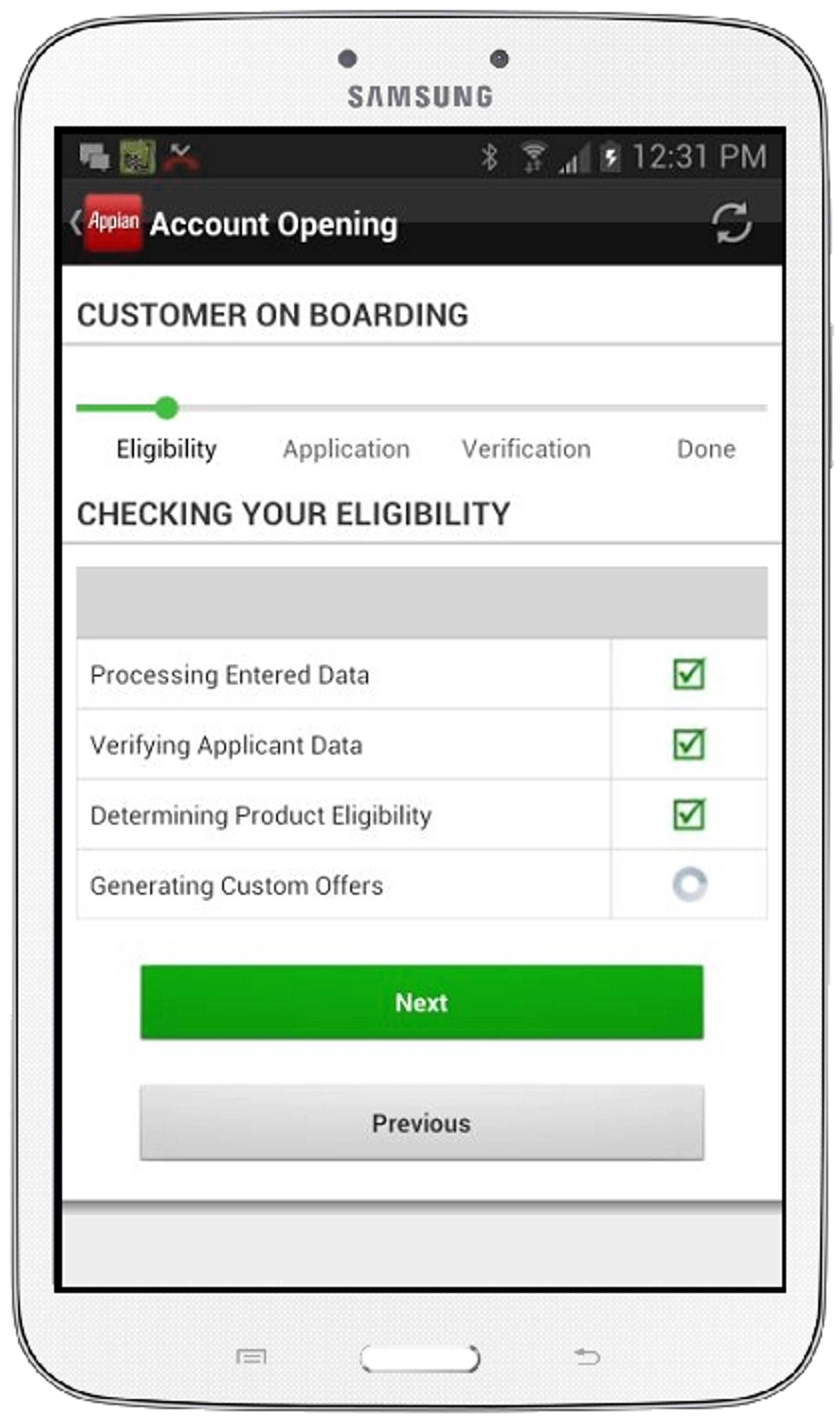Retail Bank Digital Account Opening screenshot 5