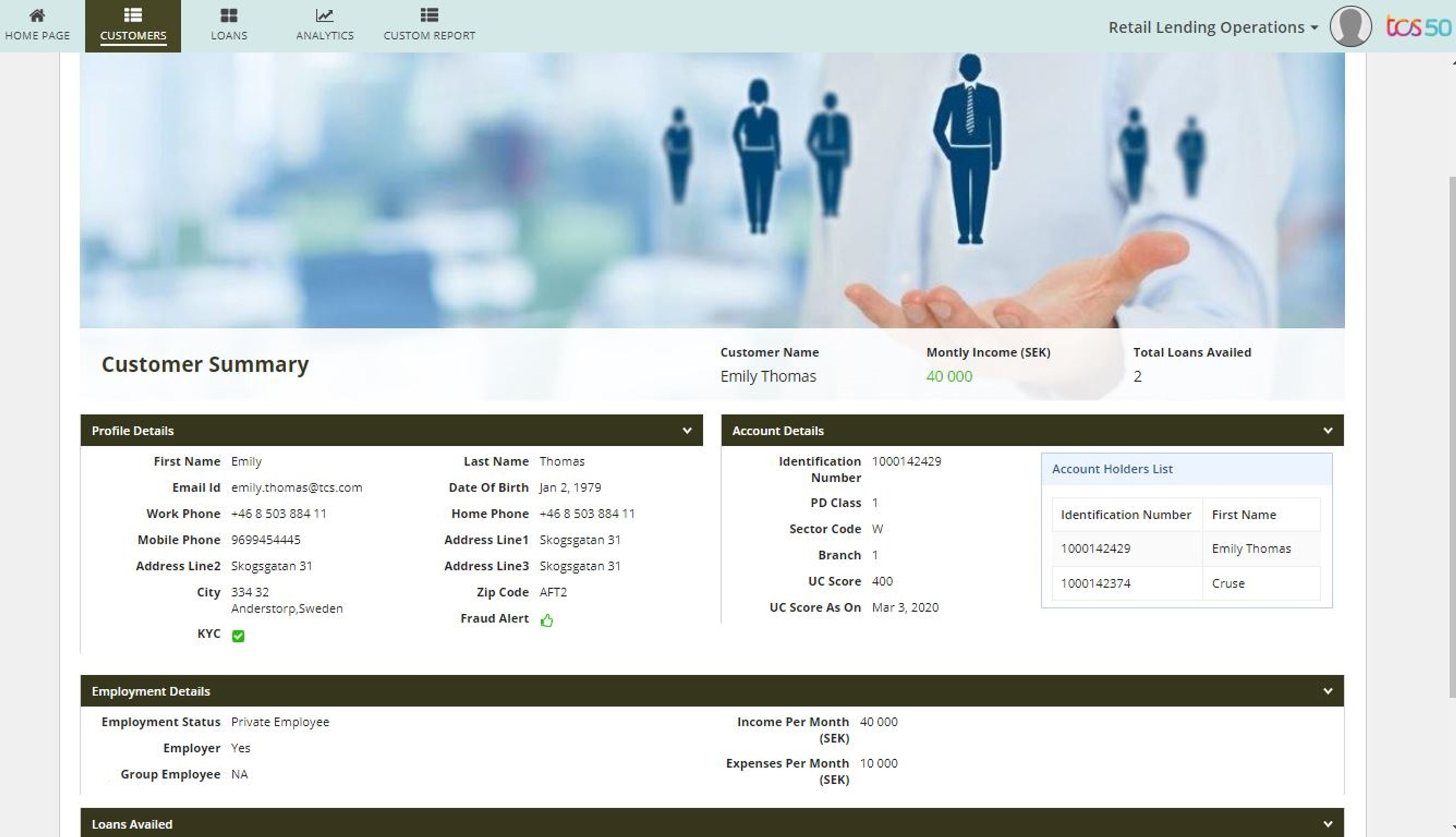 TCS Retail Loan Origination System screenshot 6