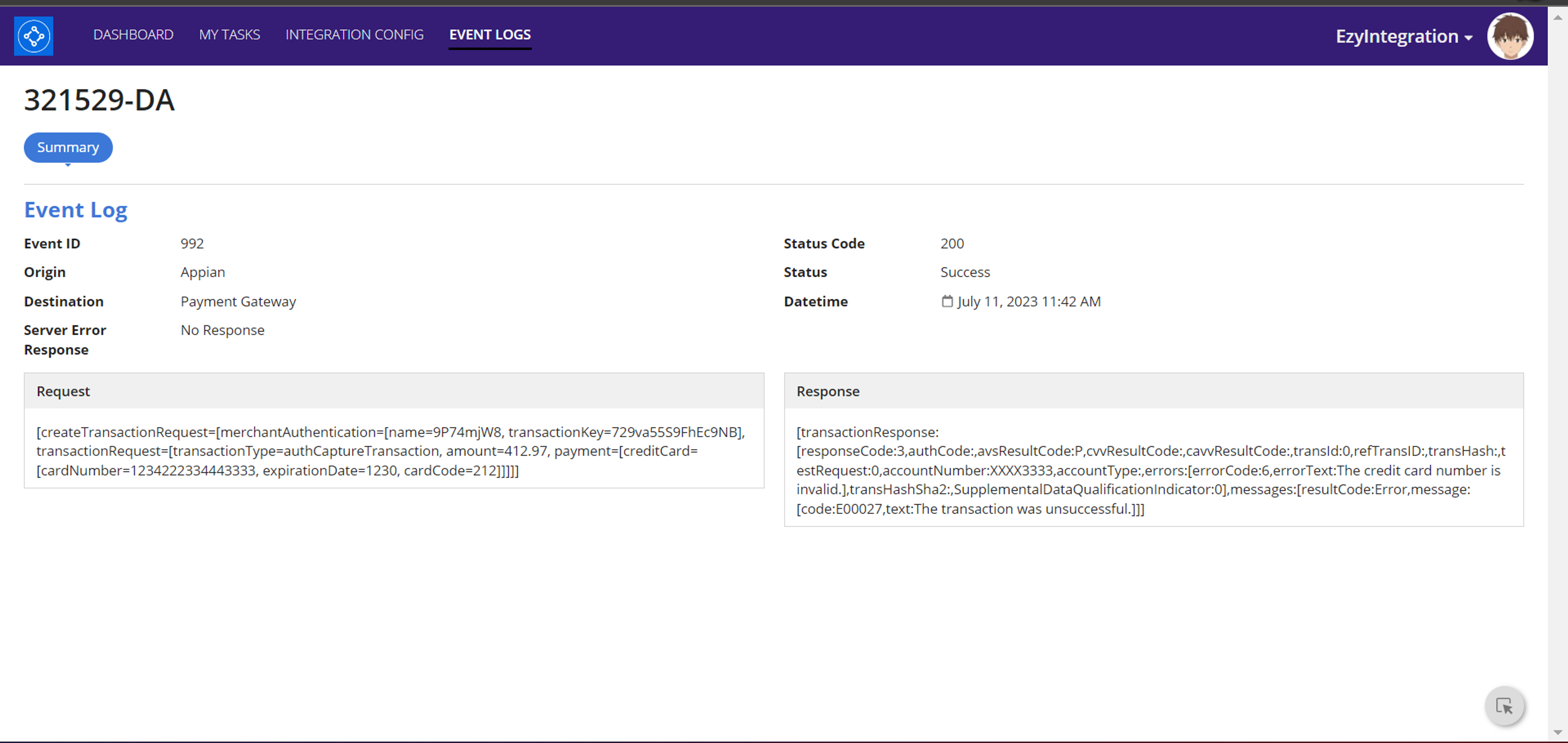 EzyIntegration screenshot 3