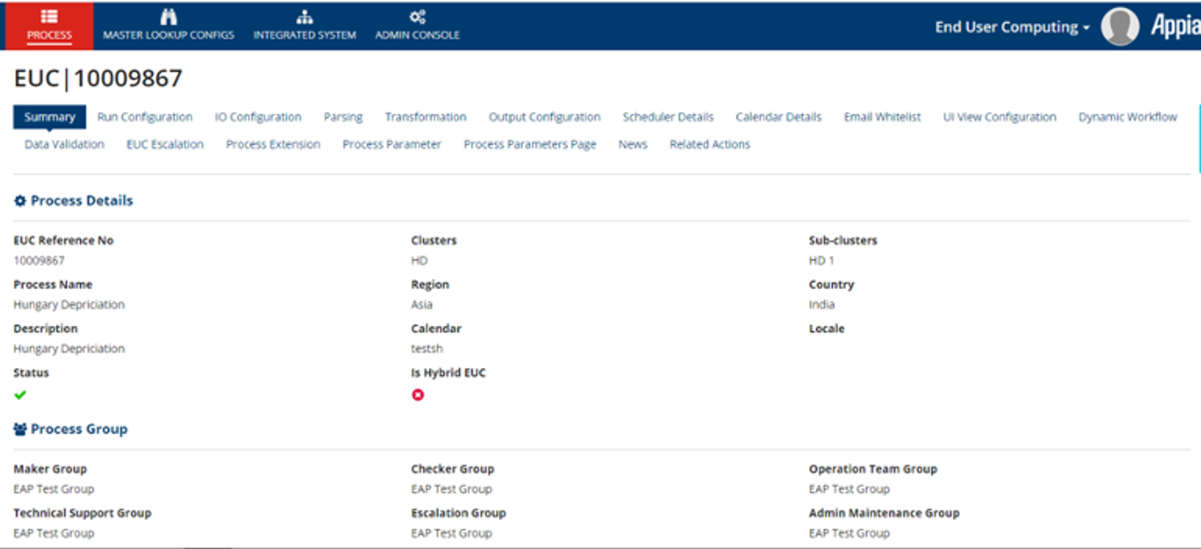 EUC Remediation Framework screenshot 8