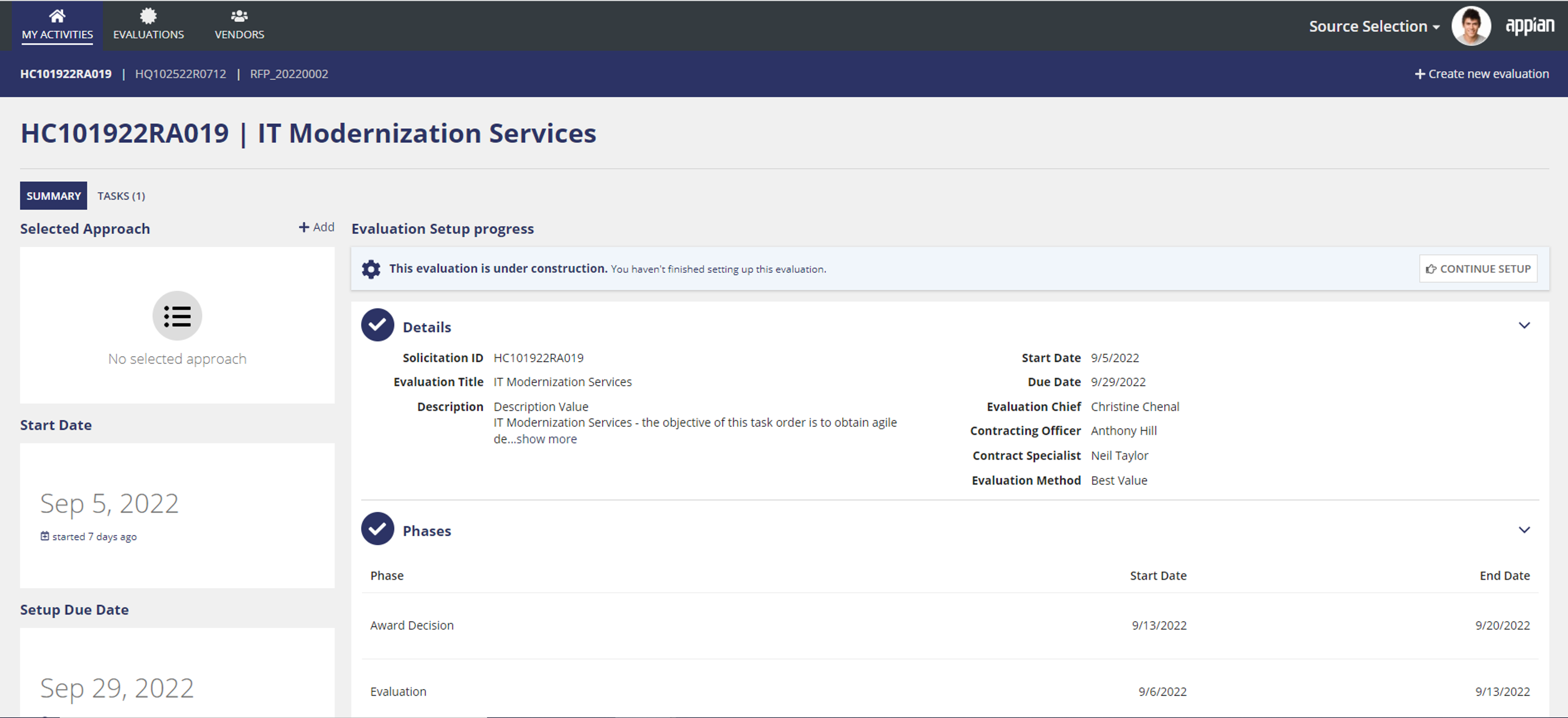 Source Selection screenshot 4