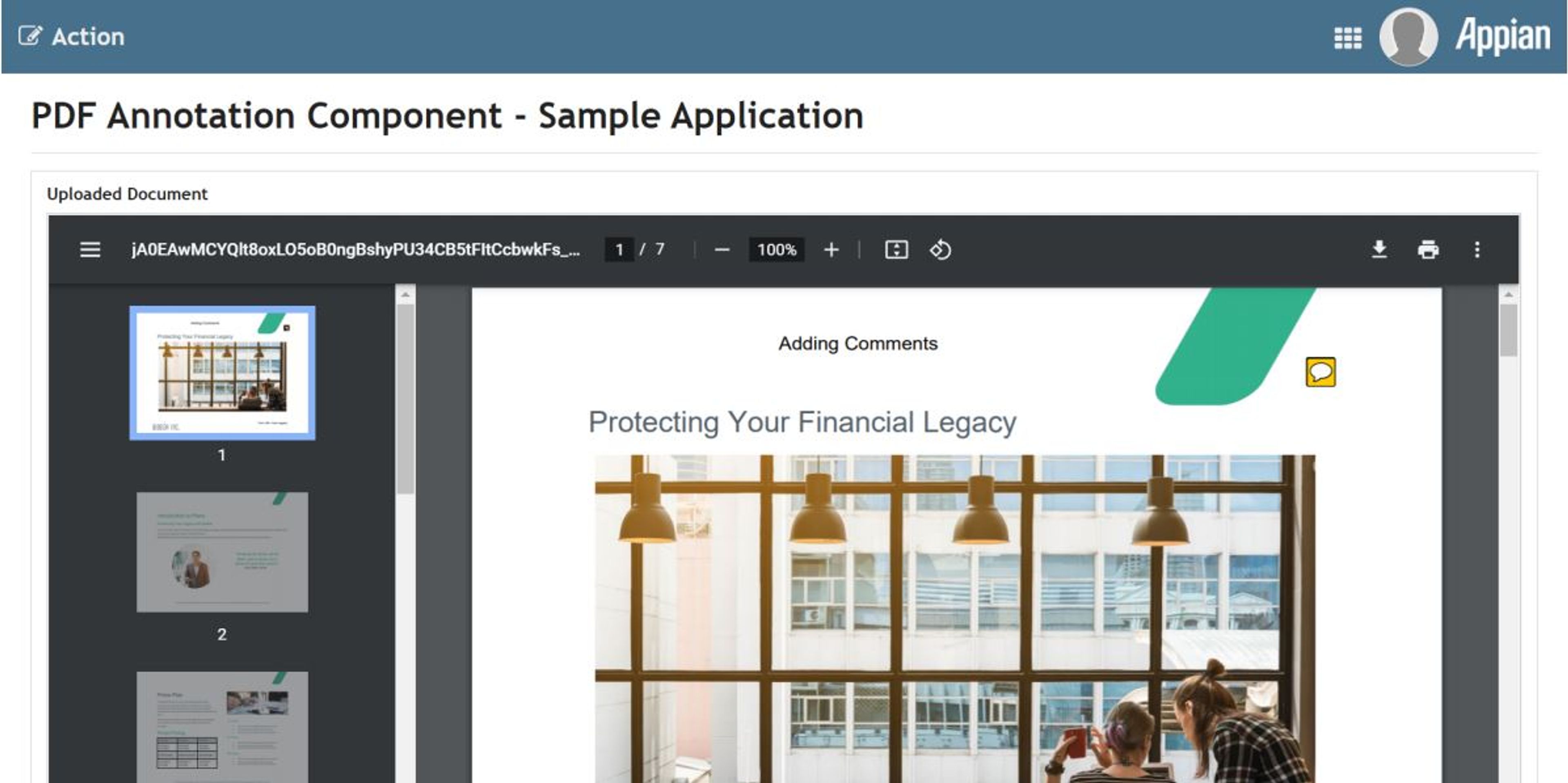 PDF Annotation Component screenshot 3
