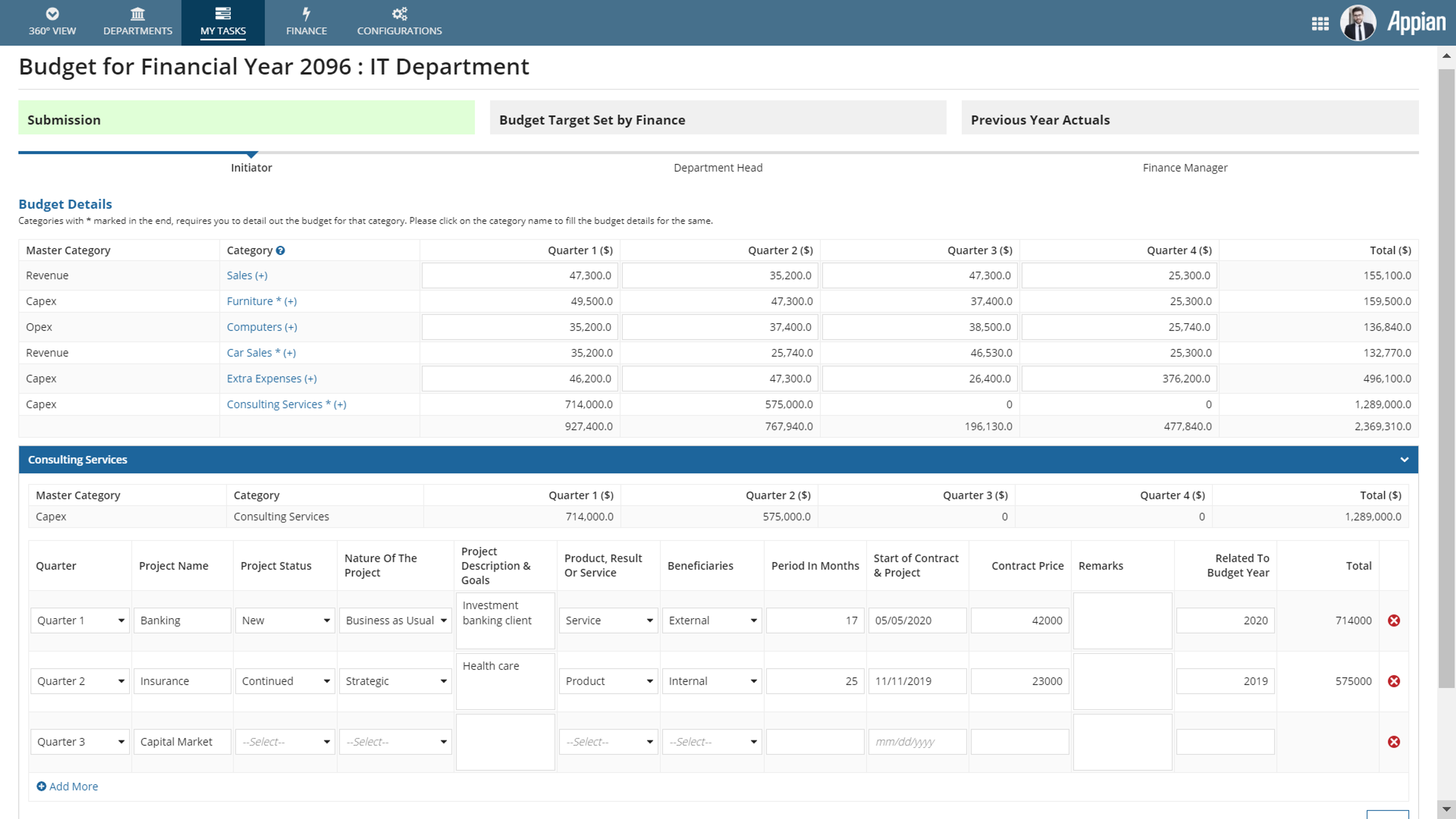 Intelligent Budgeting Framework screenshot 8