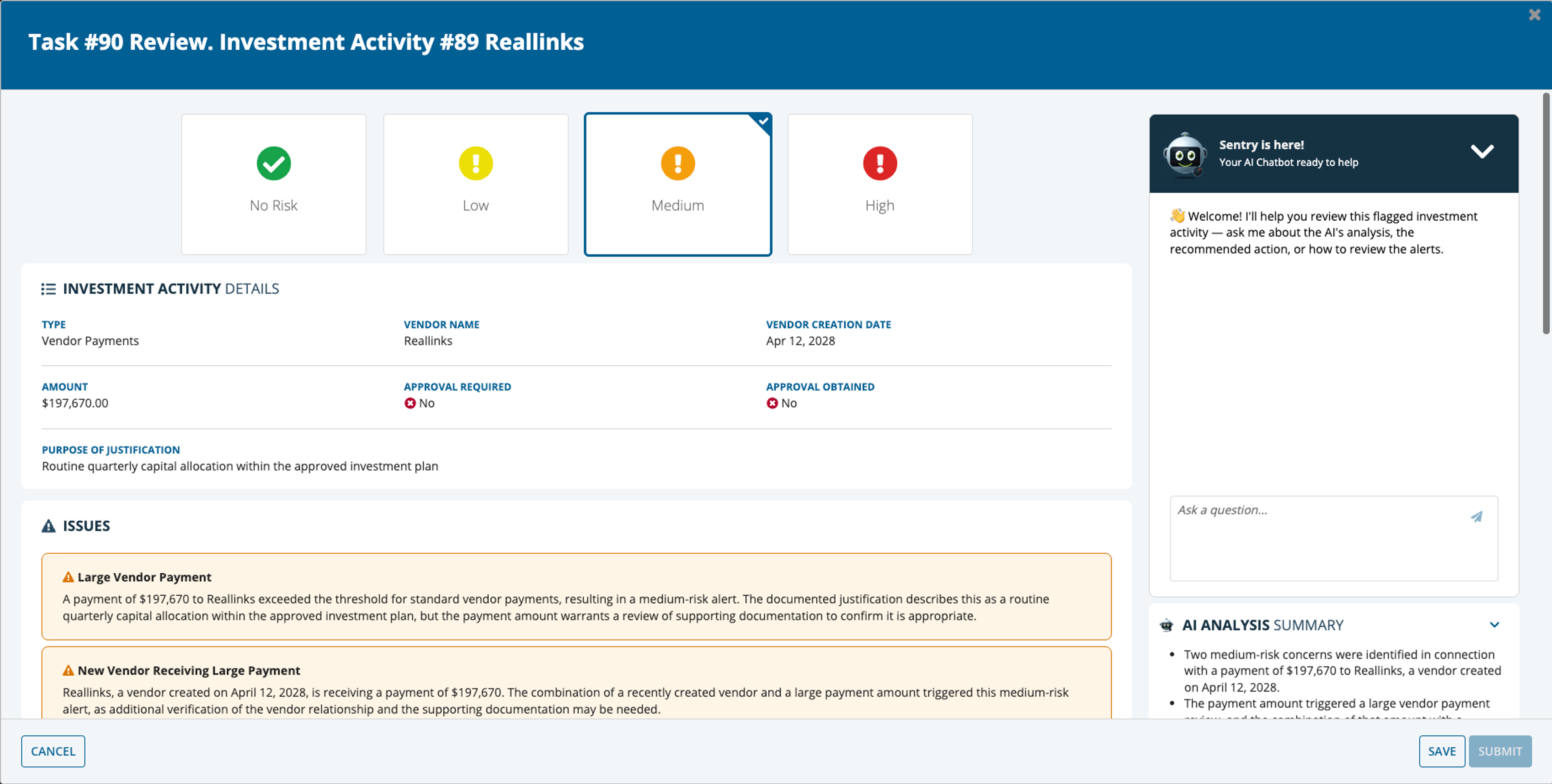 AI Fraud Risk Surveillance screenshot 7