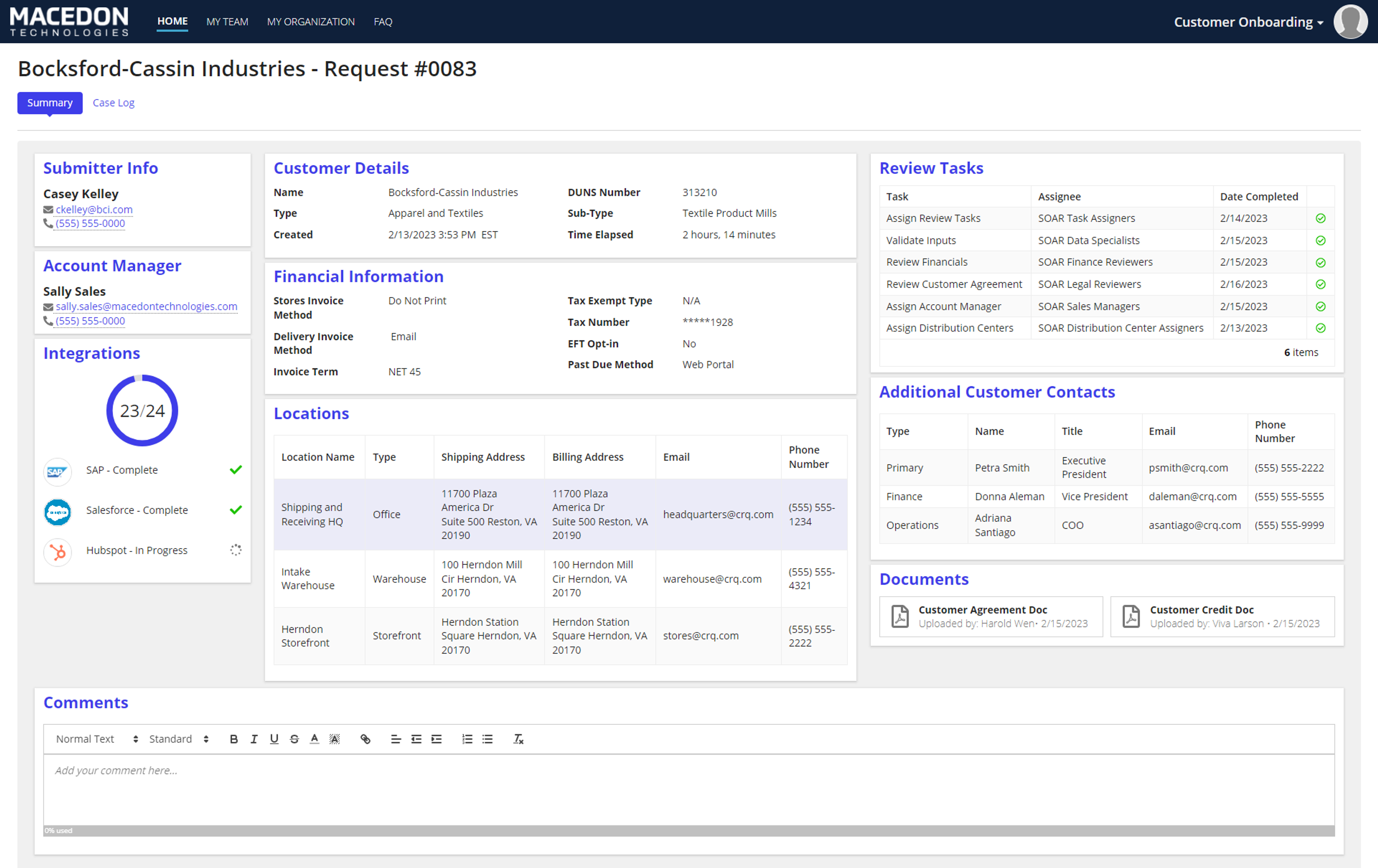 Self-service Onboarding and Reconciliation screenshot 3