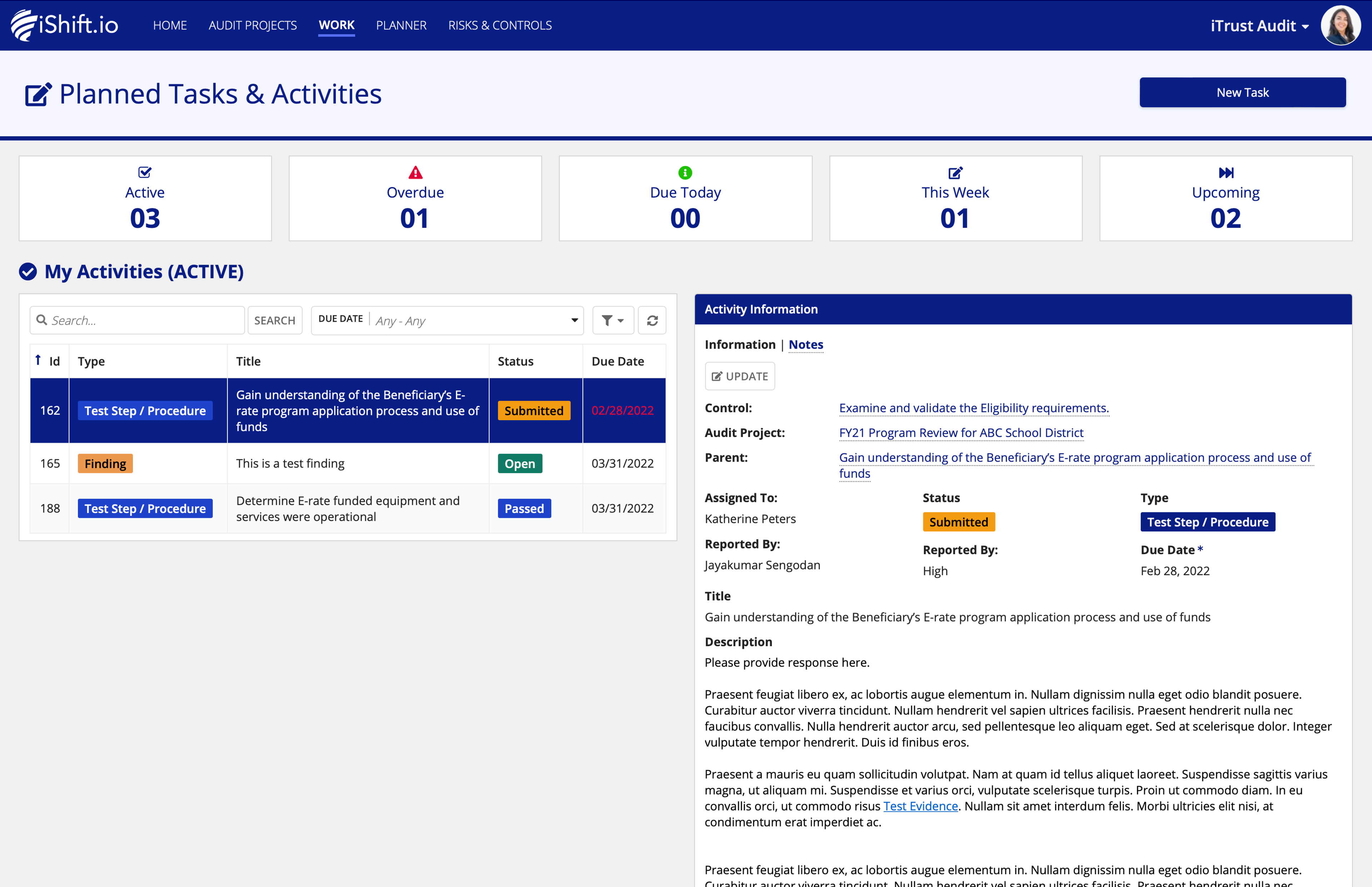 iTrust OIG Audit screenshot 6