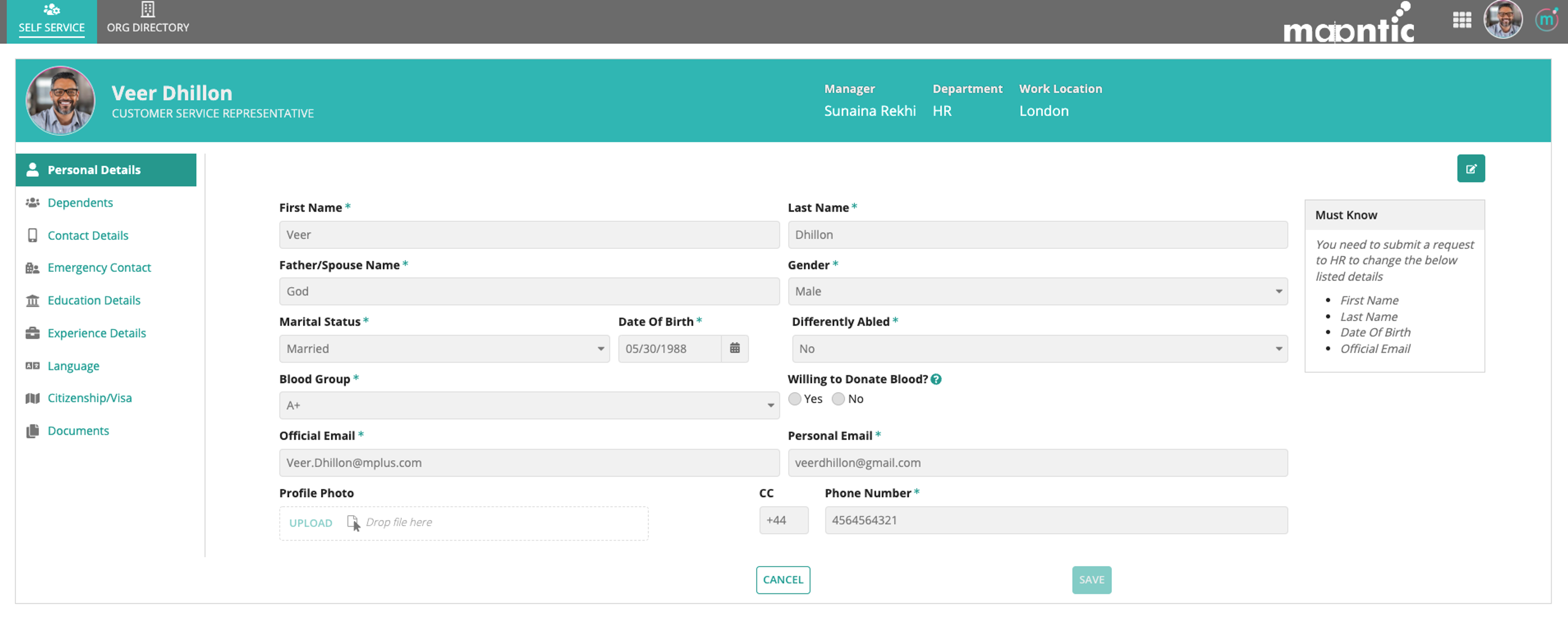 iHRMS - Maantic Human Resource Management Suite  screenshot 4