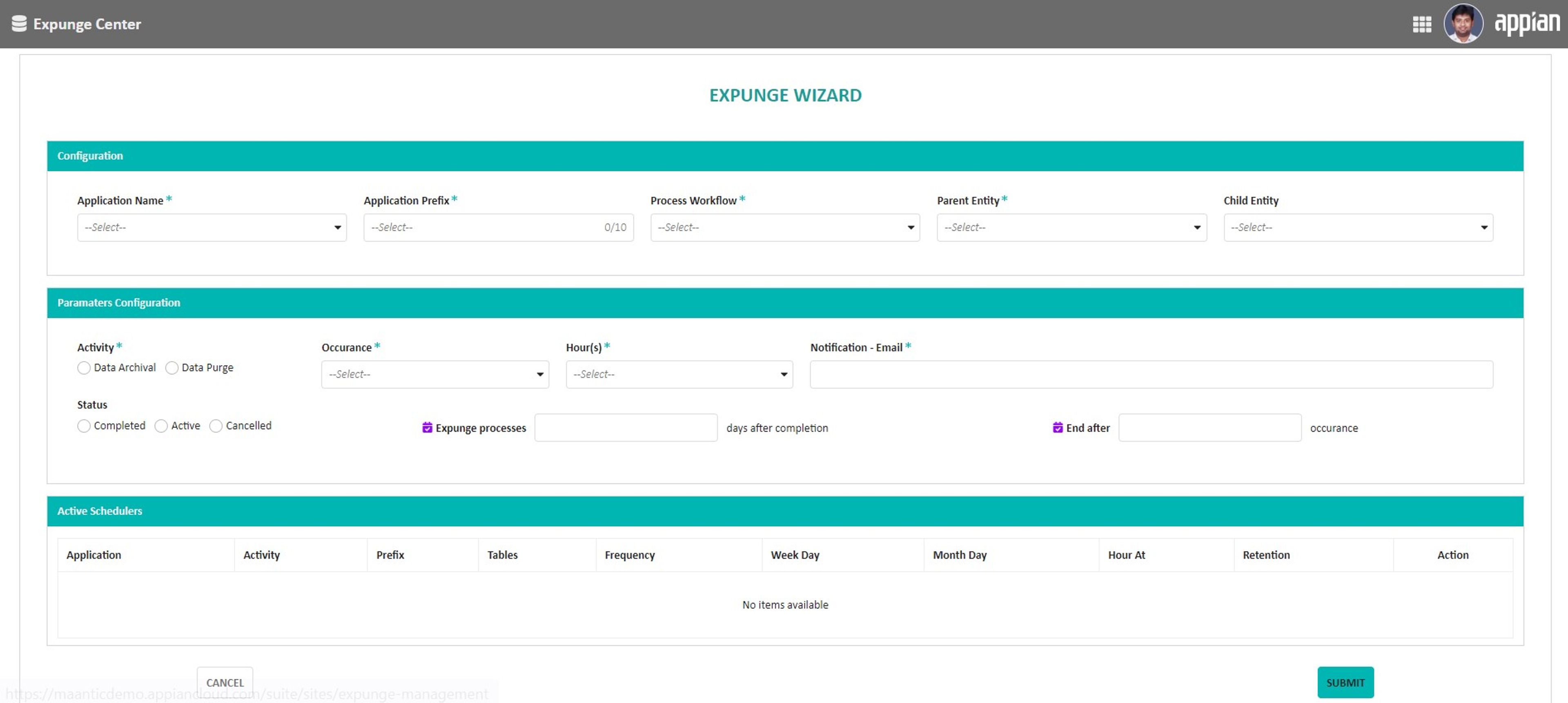 Expunge Management screenshot 3