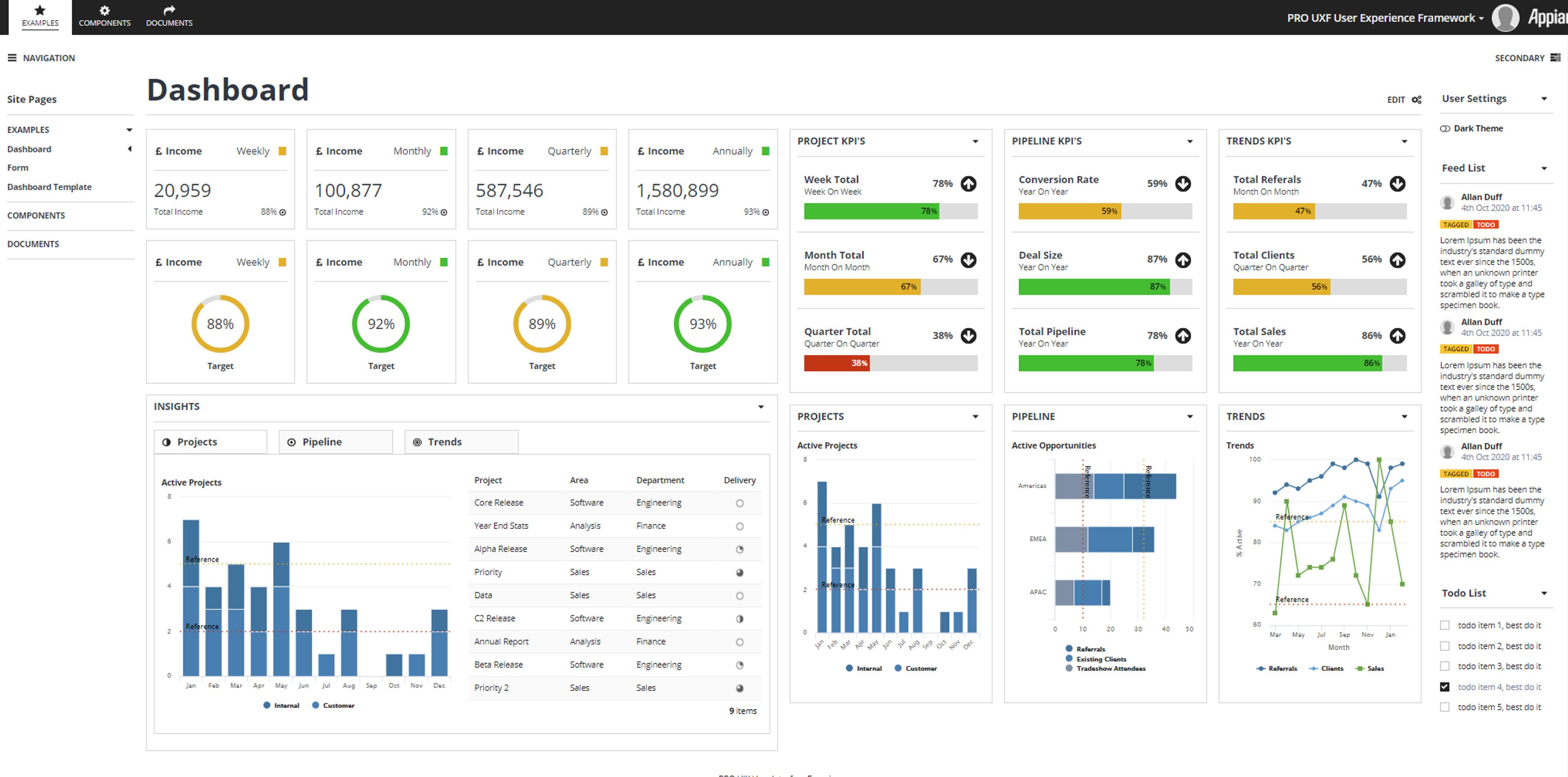 User Experience Framework screenshot 3